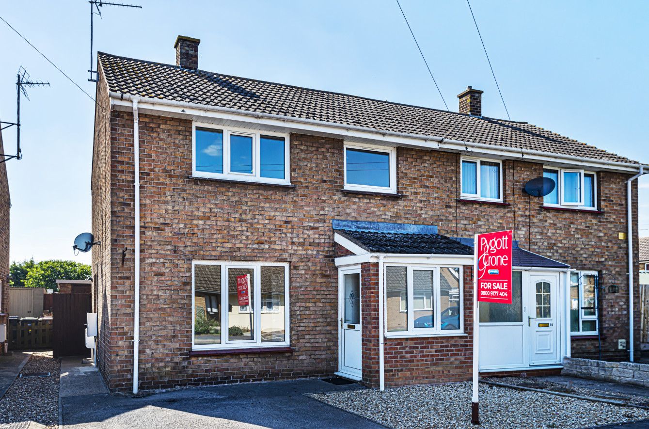 3 bed semidetached house for sale in Northfield Road, Ruskington NG34