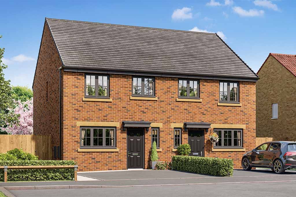 New home, 3 bed property for sale in "The Caddington" at Foxby Hill