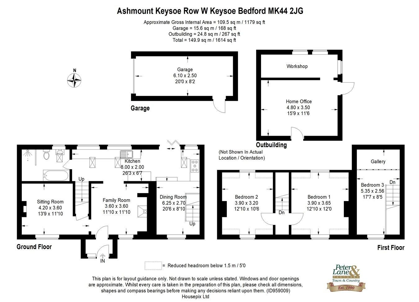 3 bed detached house for sale in Keysoe Row West, Keysoe, Bedford MK44