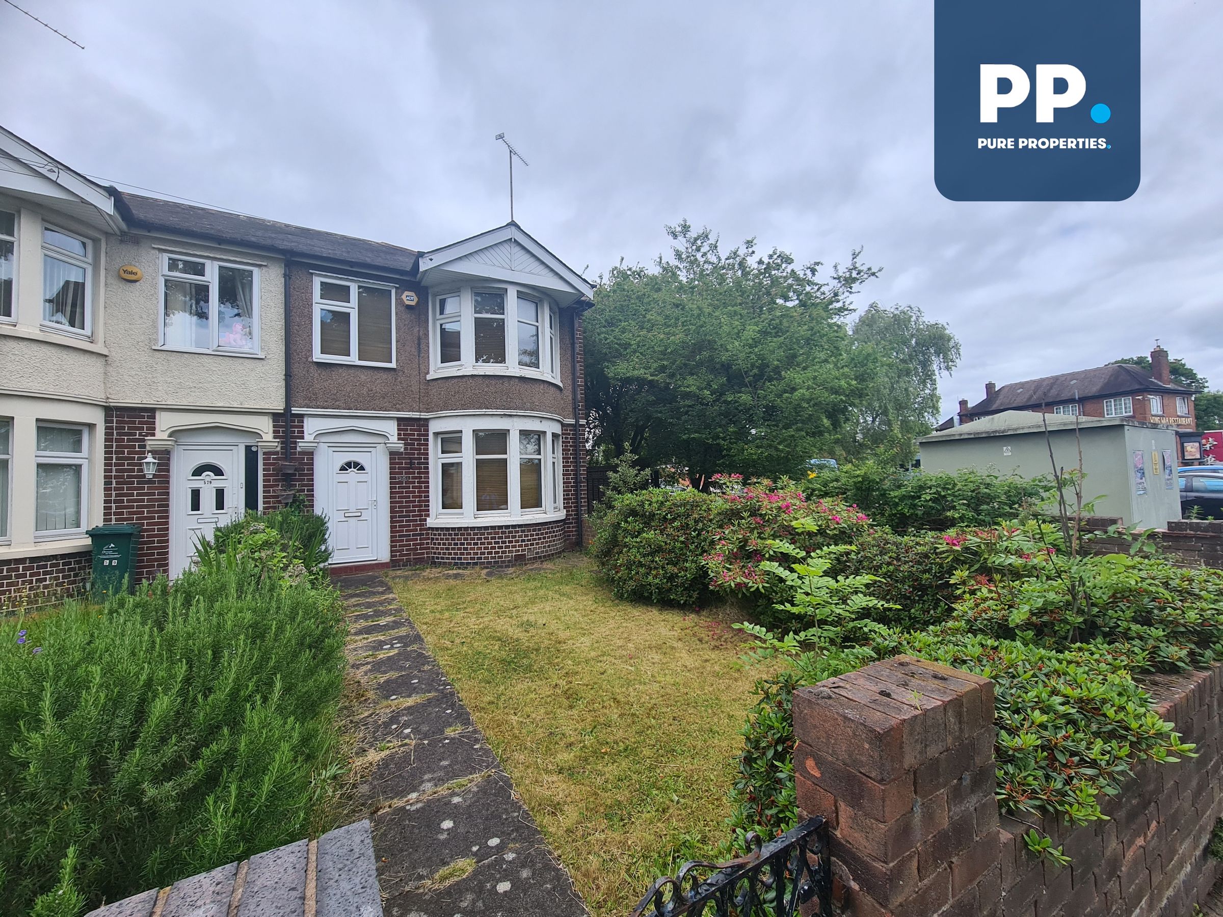 3 bed terraced house for sale in Fletchamstead Highway, Coventry CV4