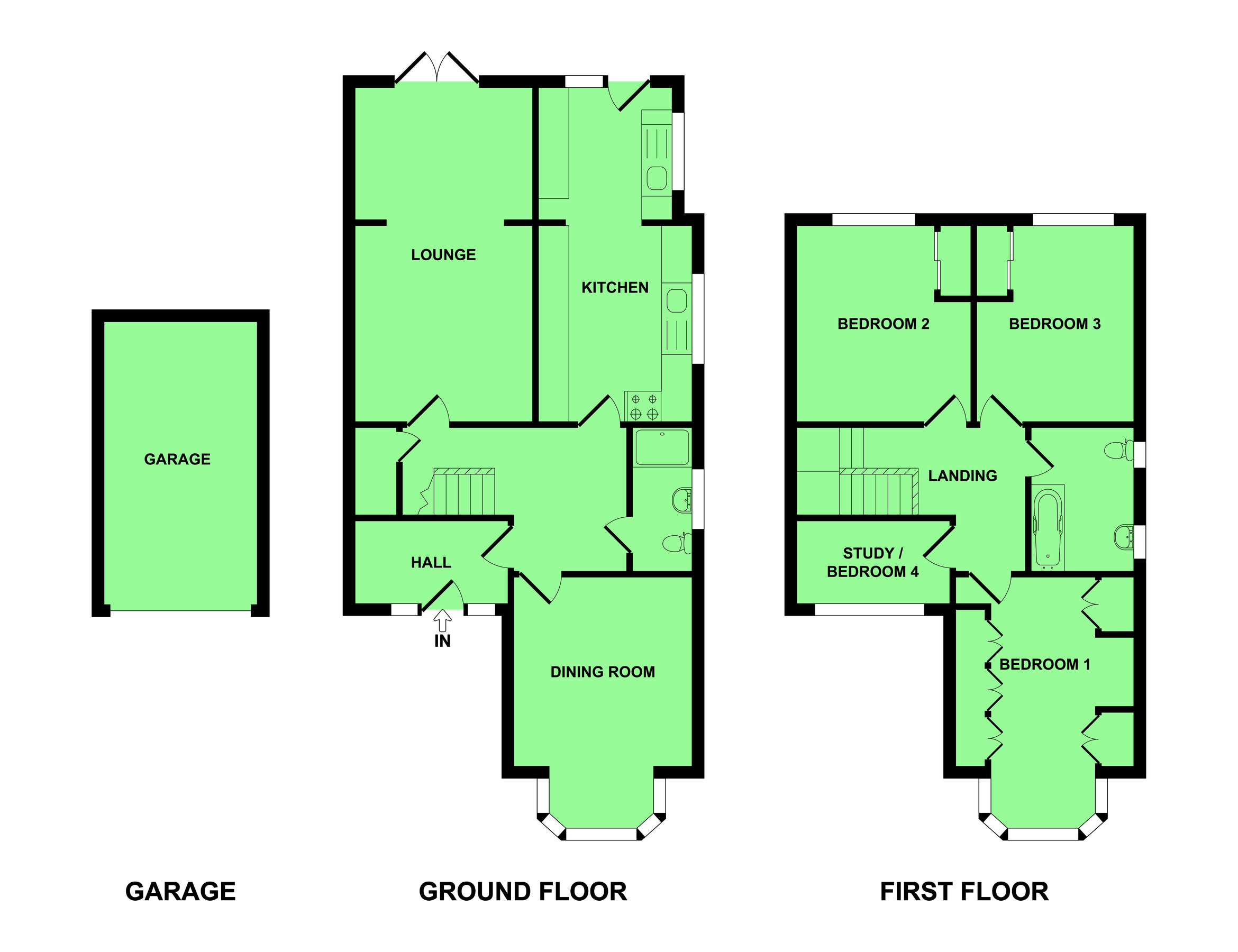 4 bed semidetached house for sale in Lawn Avenue, Great Yarmouth NR30