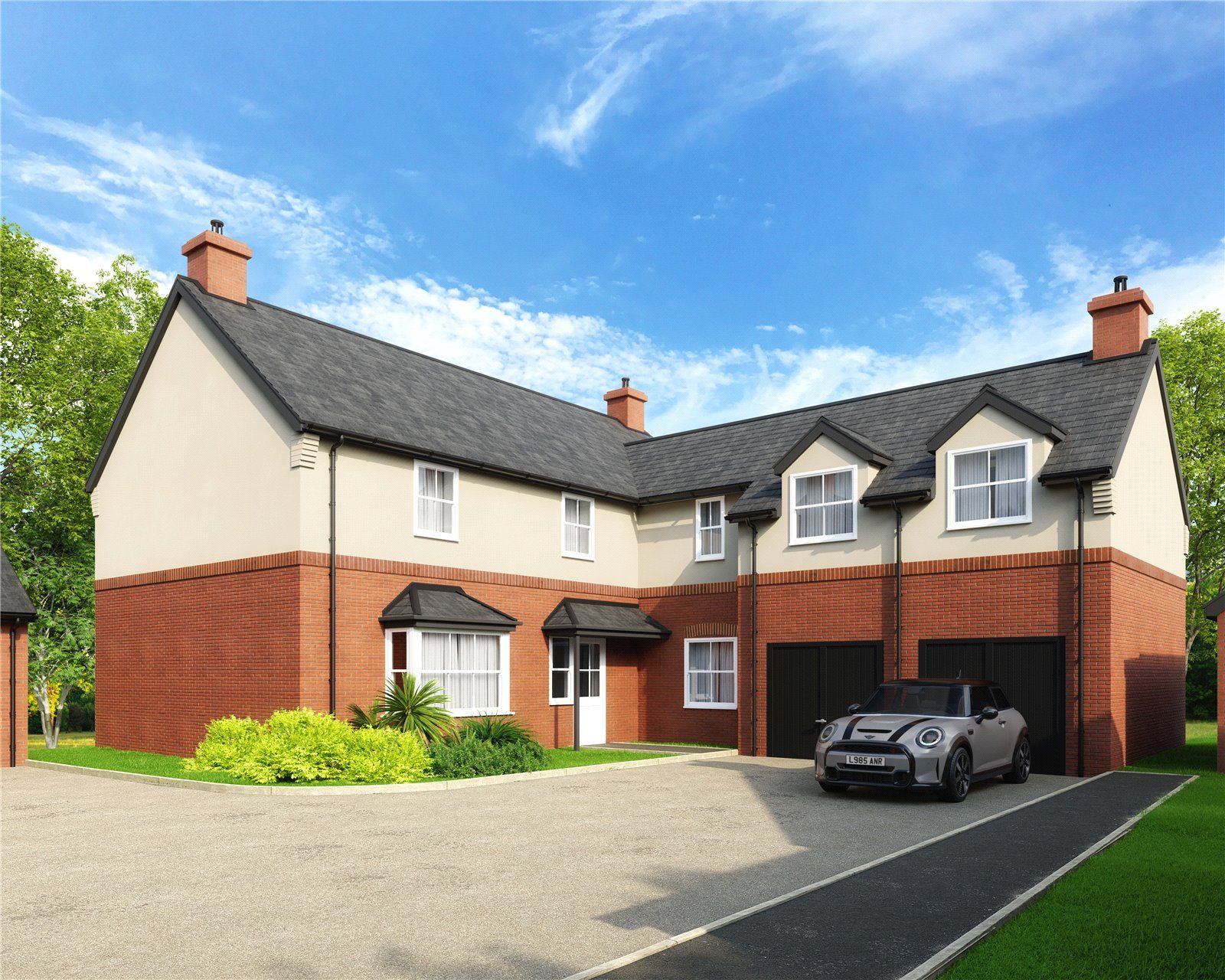 New home, 4 bed detached house for sale in Woodview, Hightown Road, Banbury, Oxfordshire OX16