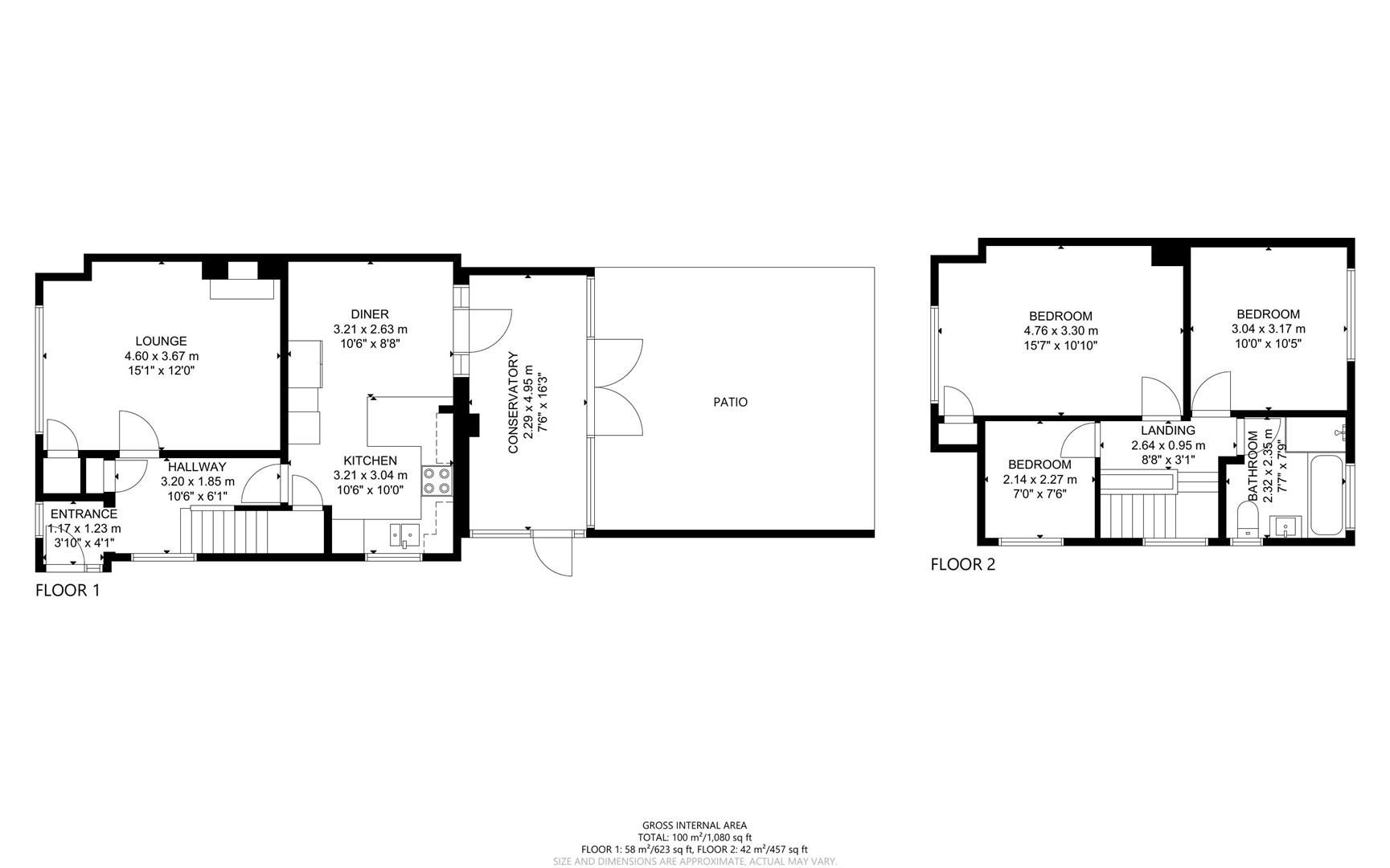 3 bed semidetached house for sale in Harebeating Drive, Hailsham BN27