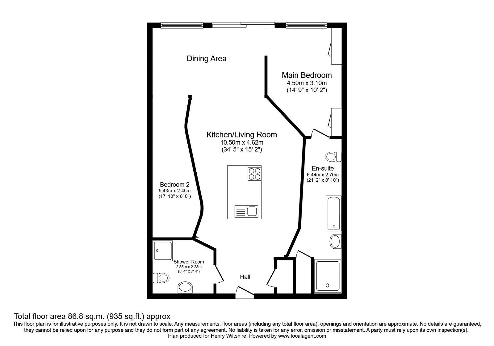 2 bed flat to rent in The Box Works, 4 Worsley Street, Castlefield