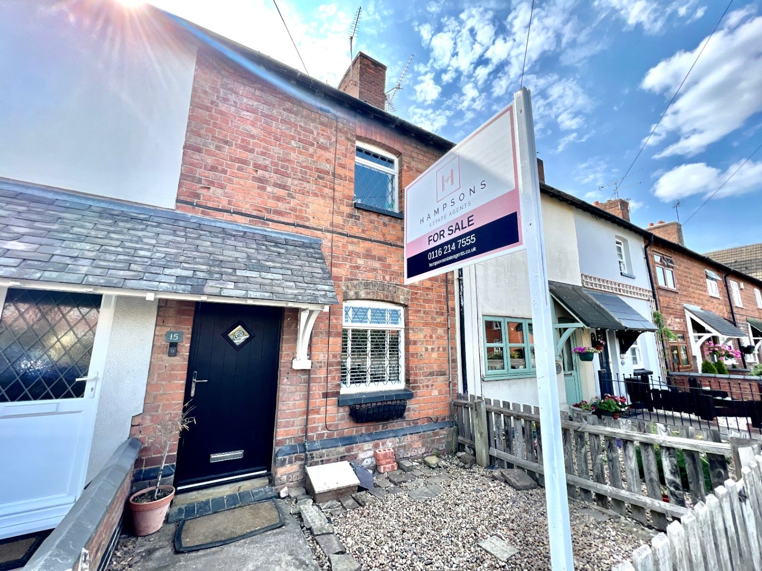 2 bed terraced house for sale in Station Road, Stoney Stanton