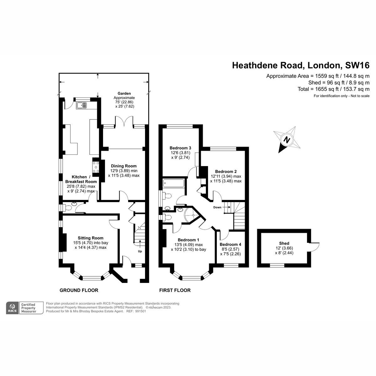 4 bed semidetached house for sale in Heathdene Road, London SW16 Zoopla