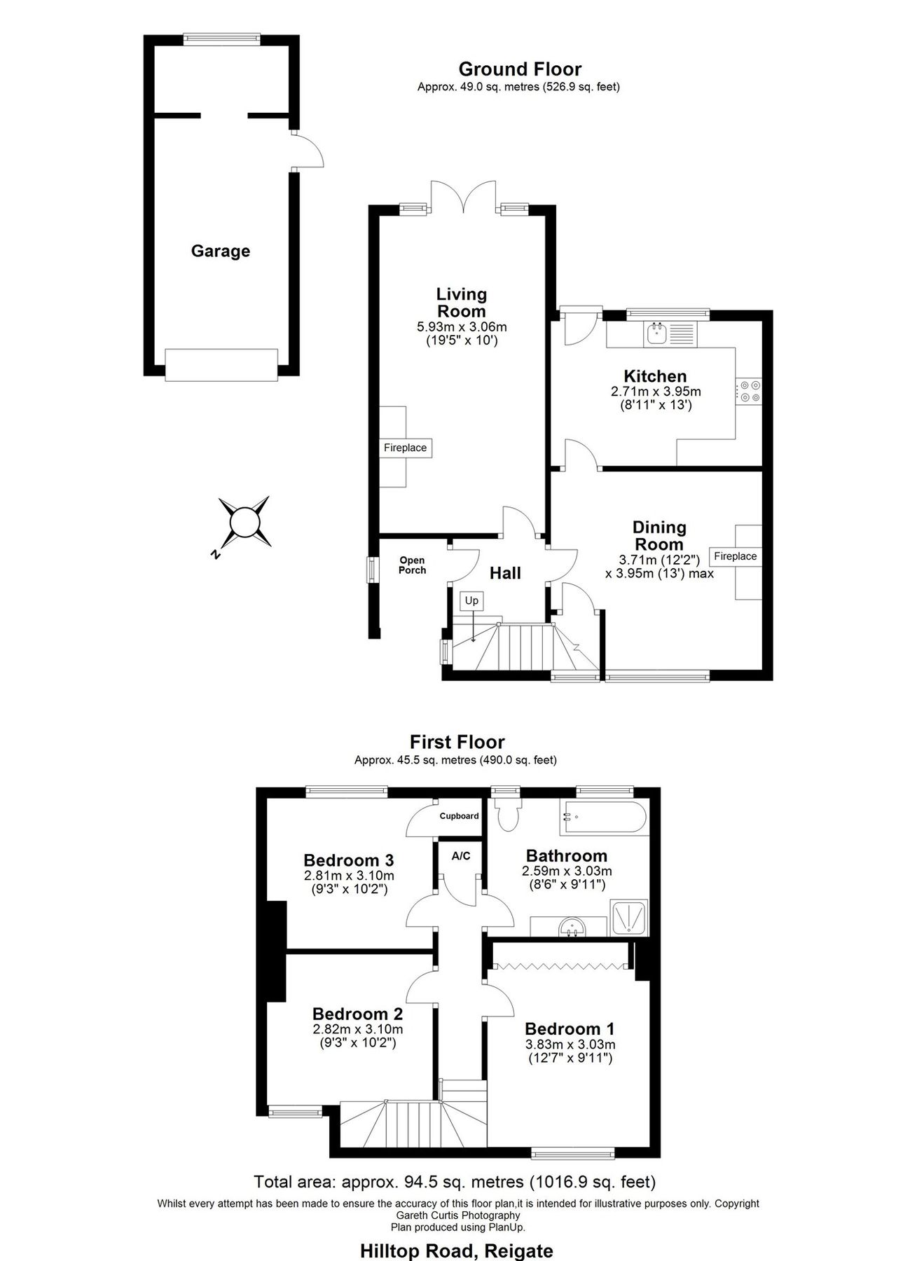 3 bed semidetached house for sale in Hilltop Road, Reigate RH2 Zoopla