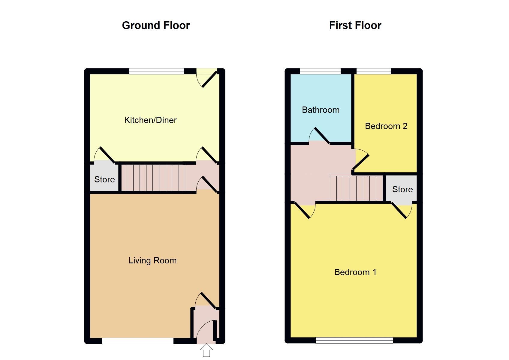 2 bed terraced house for sale in Wellbank Street, Tottington, Bury BL8