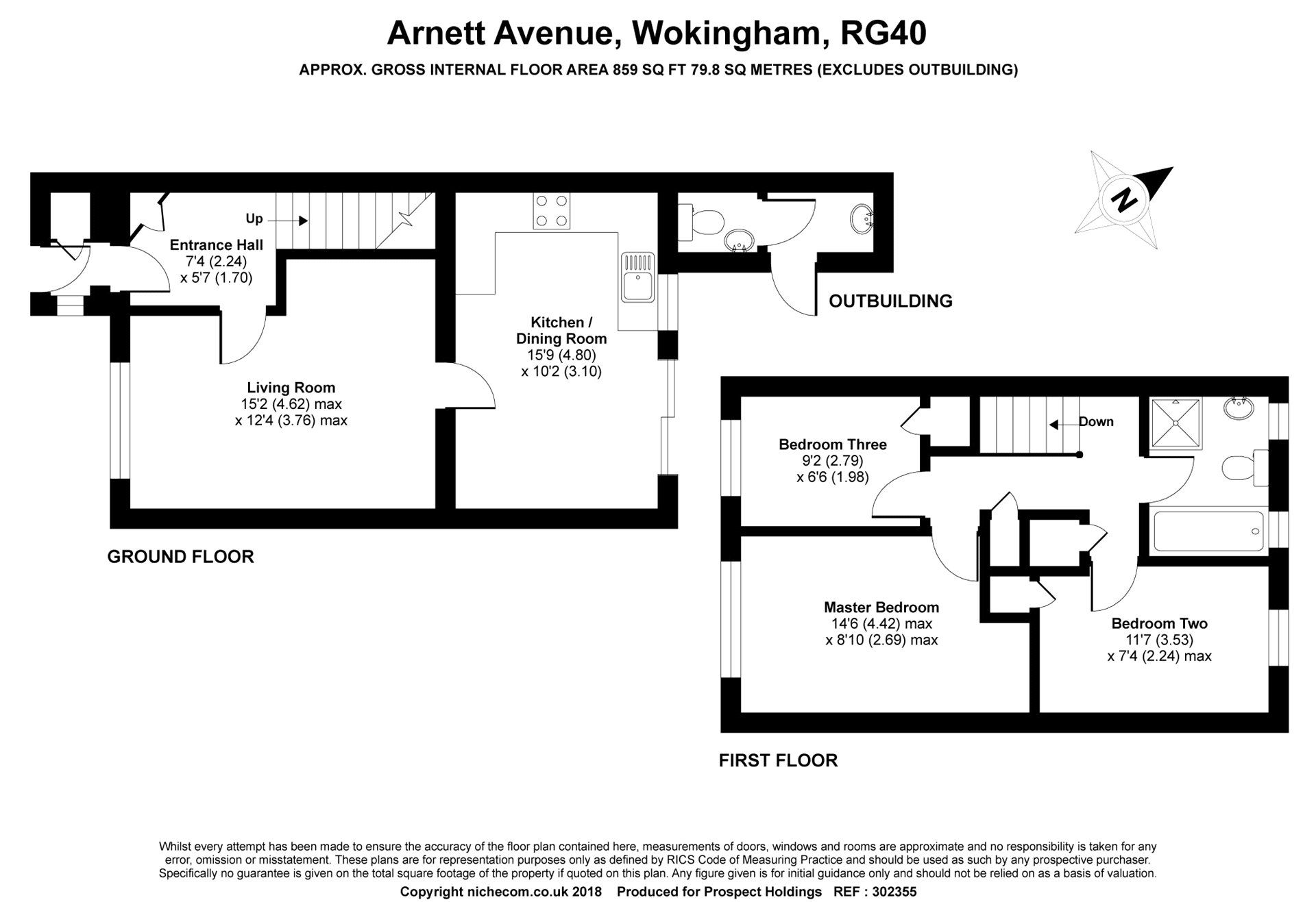 3 bed terraced house to rent in Avenue, Finchampstead, Wokingham, Berkshire RG40 Zoopla