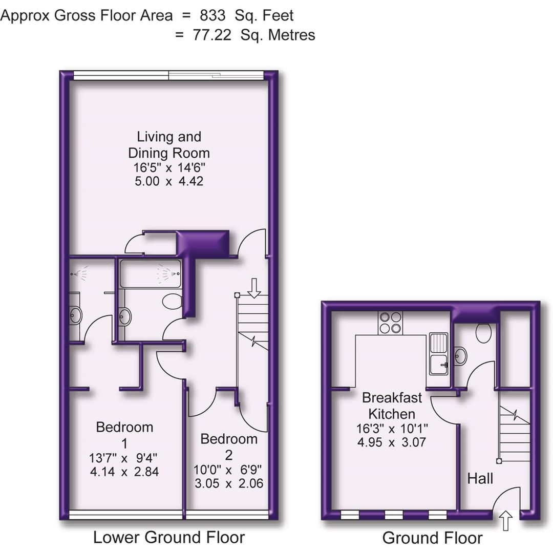 2 bed flat for sale in Woodfield Road, Broadheath, Altrincham WA14 Zoopla