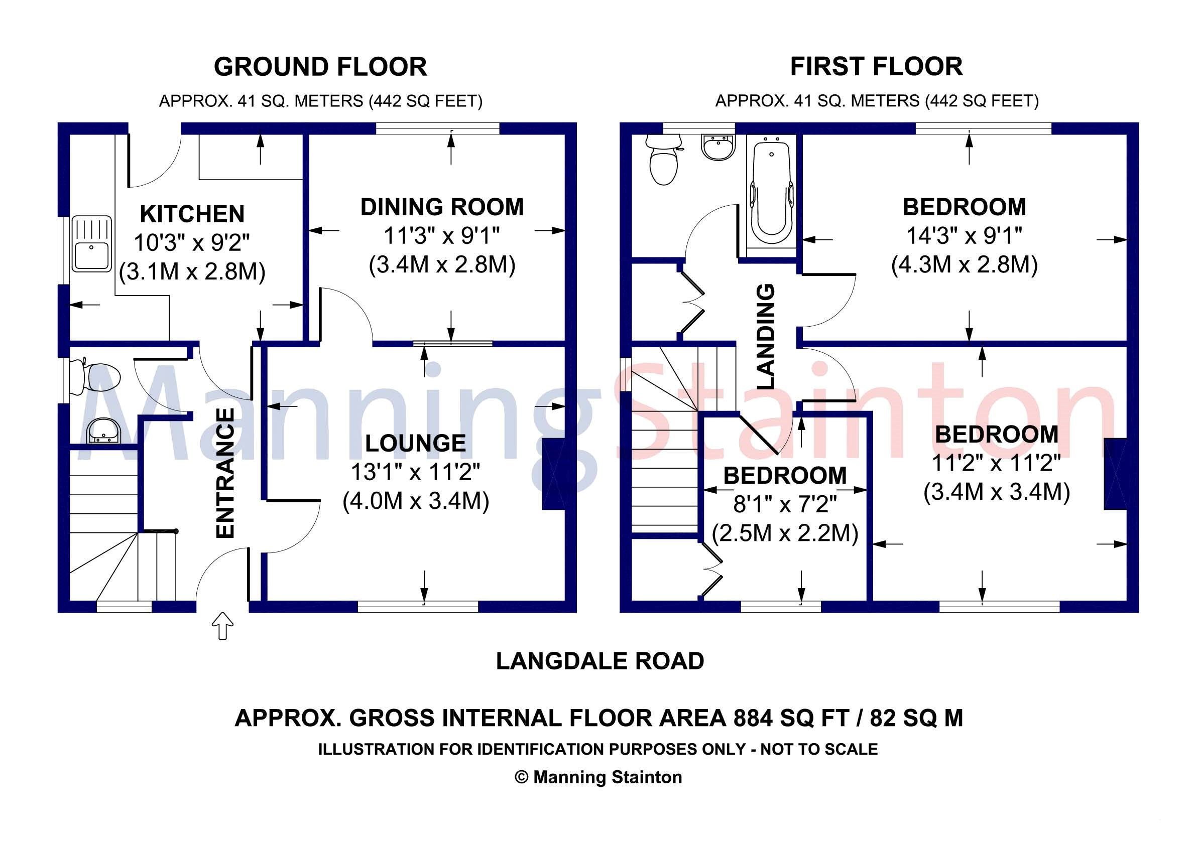 3 bed semidetached house for sale in Langdale Road, Woodlesford, Leeds