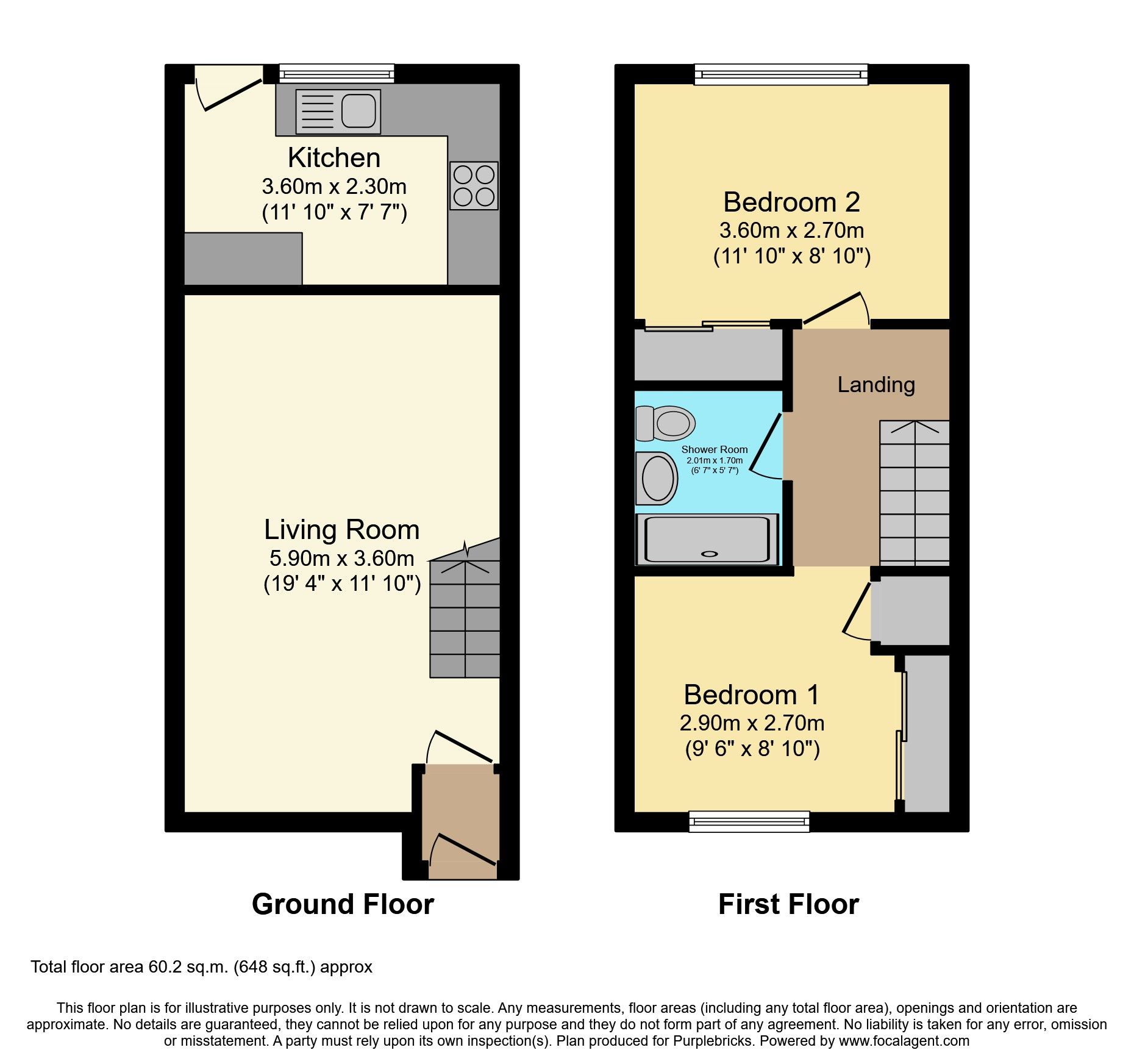 2 bed semidetached house for sale in Glen Clova Drive, Glasgow G68