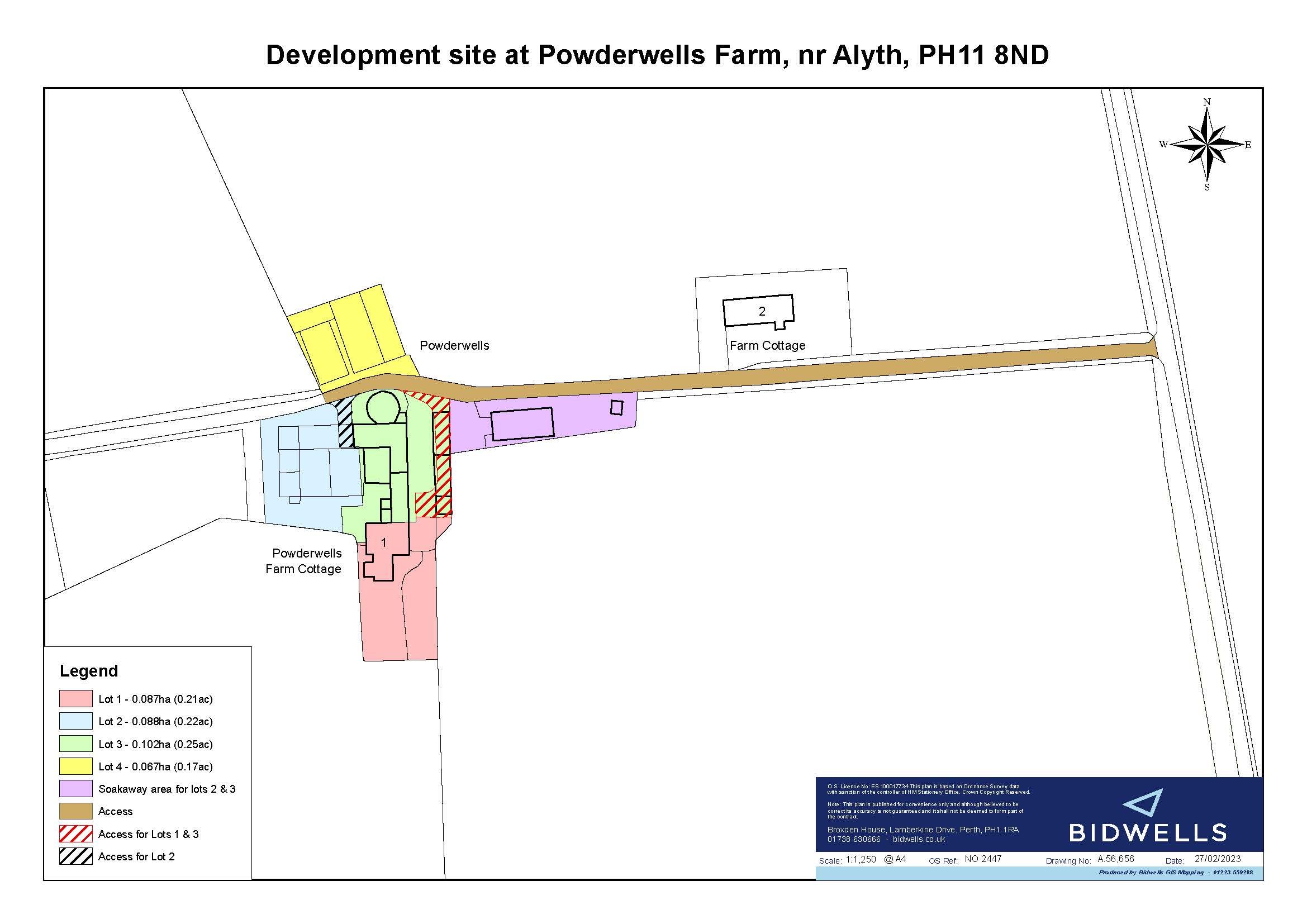 Land for sale in Lot 3 Powderwells Steading, New Alyth, Blairgowrie