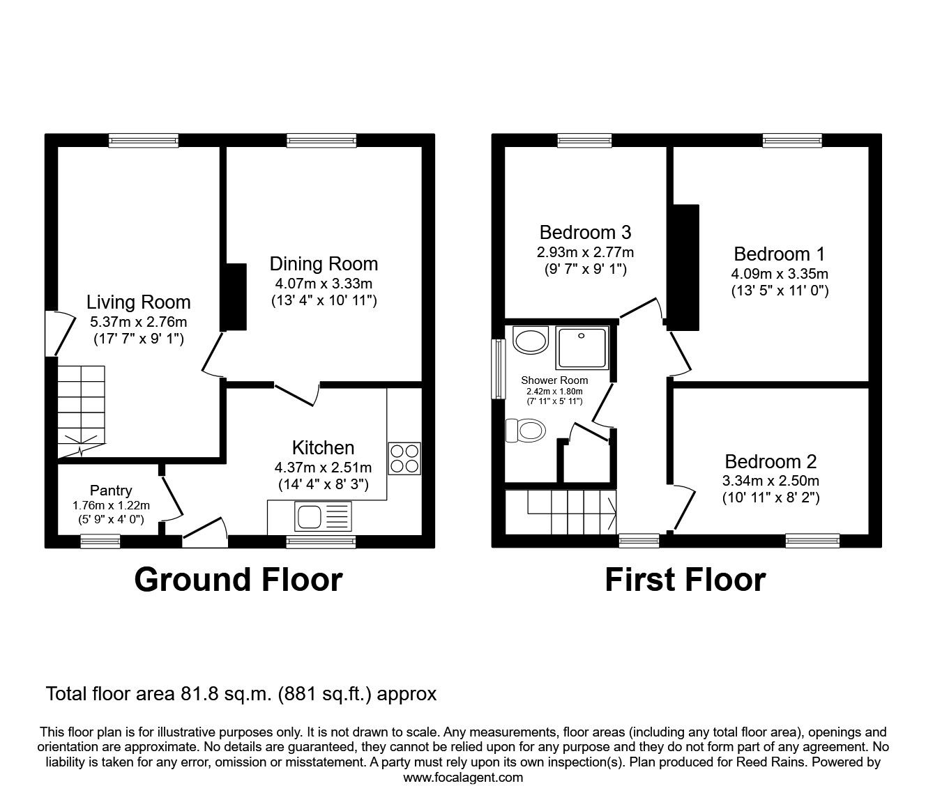 3 bed semidetached house for sale in Mount Pleasant, Little Smeaton