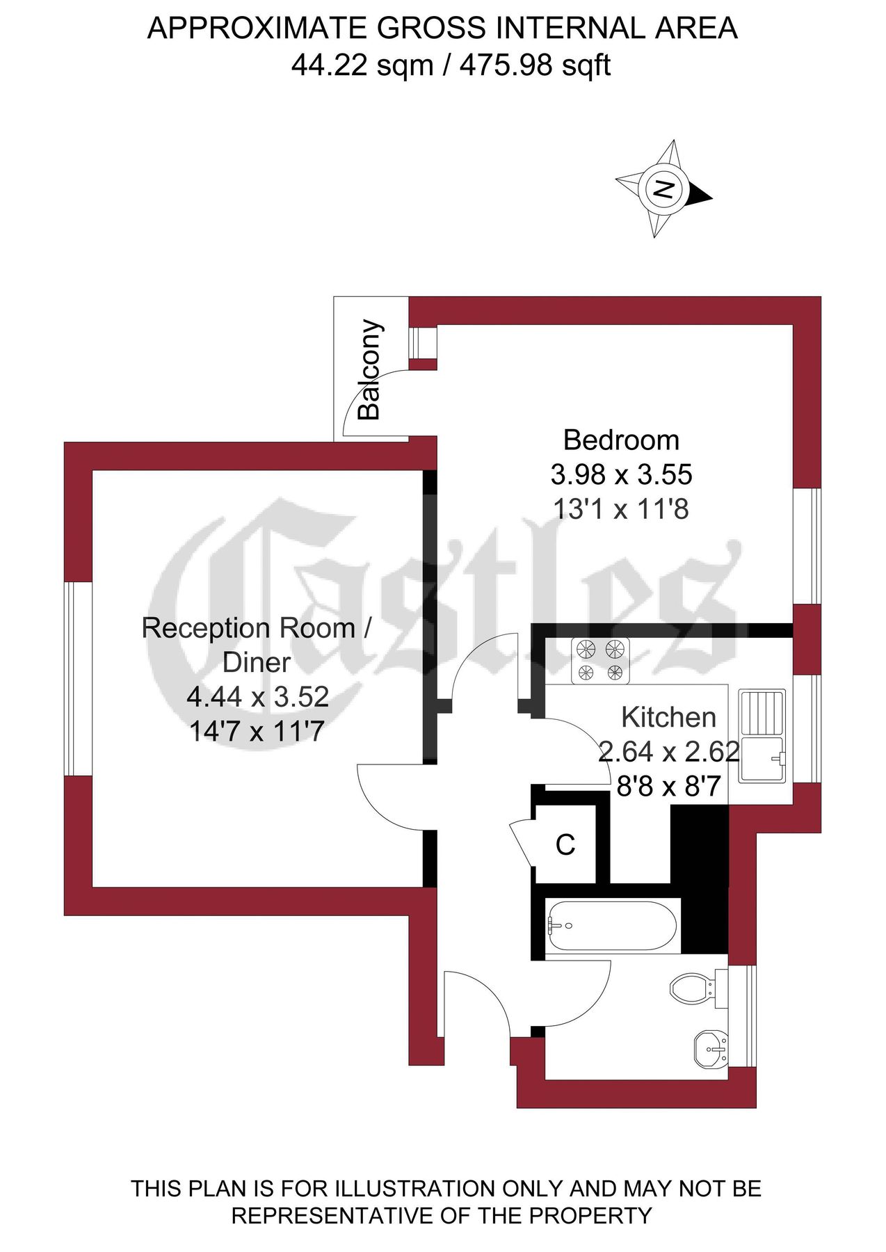 1 bed flat for sale in Turkey Street, Enfield EN1 Zoopla
