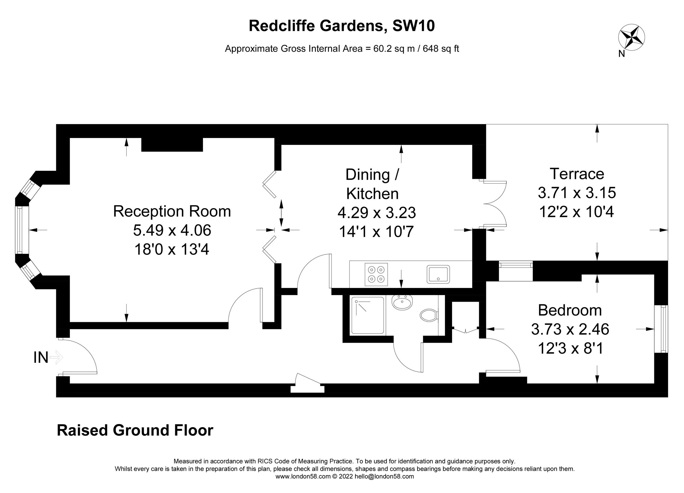 1 bed flat for sale in Redcliffe Gardens, London SW10 Zoopla