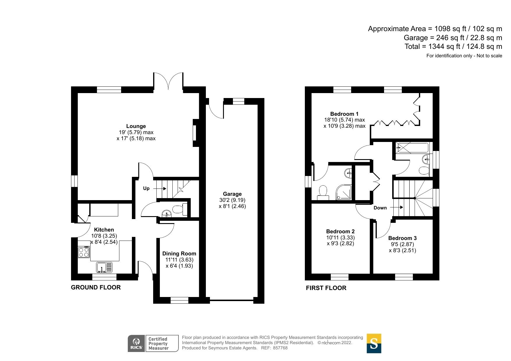 3 bed linkdetached house for sale in Sanway Close, Byfleet, West Byfleet KT14 Zoopla