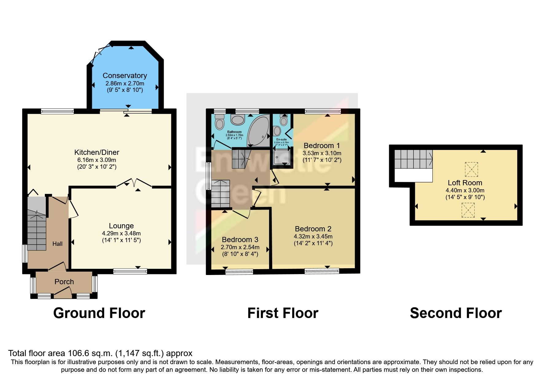 3 bed semidetached house for sale in Windermere Road, Farnworth