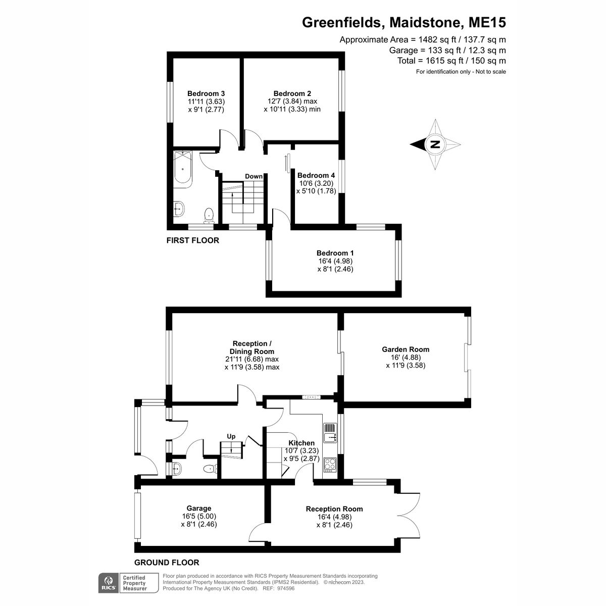 4 bed semidetached house for sale in Greenfields, Maidstone ME15 Zoopla