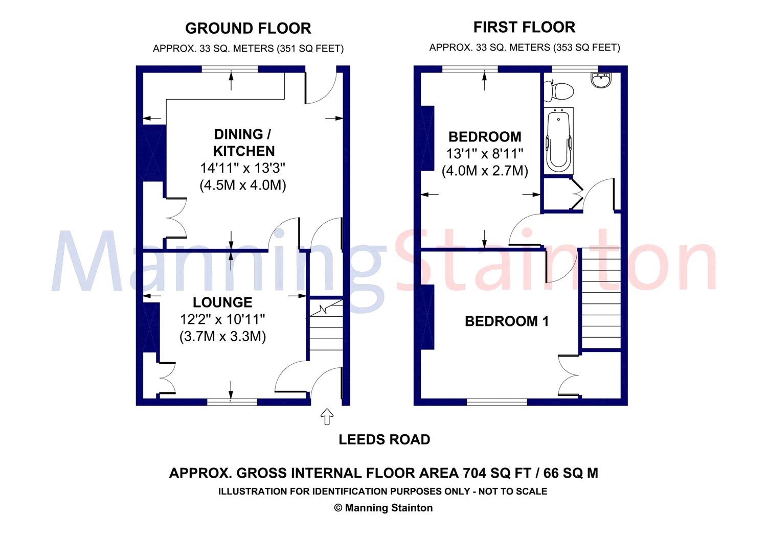 2 bed terraced house for sale in Leeds Road, Lofthouse, Wakefield, West