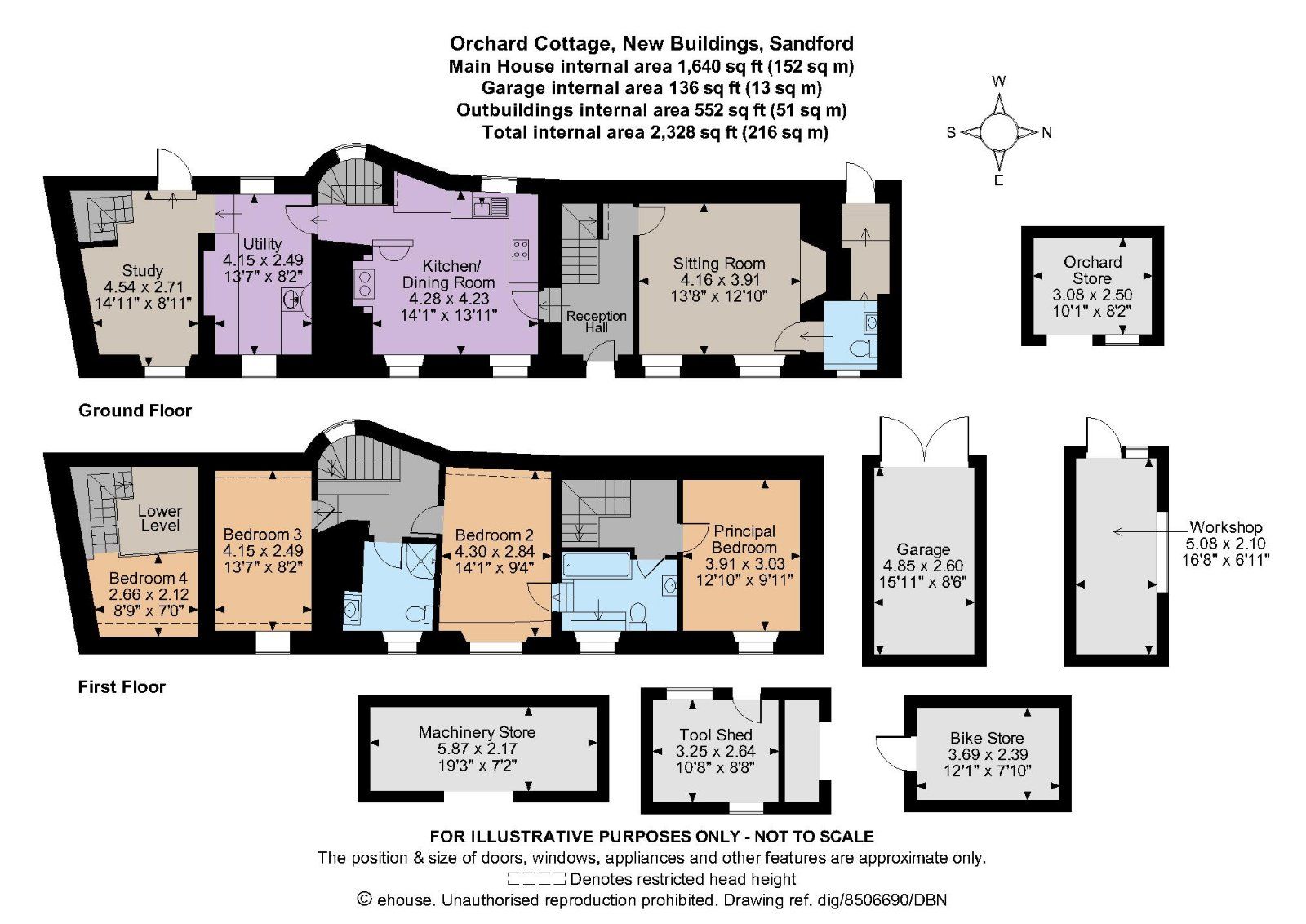 4 bed detached house for sale in Lower New Buildings, Sandford