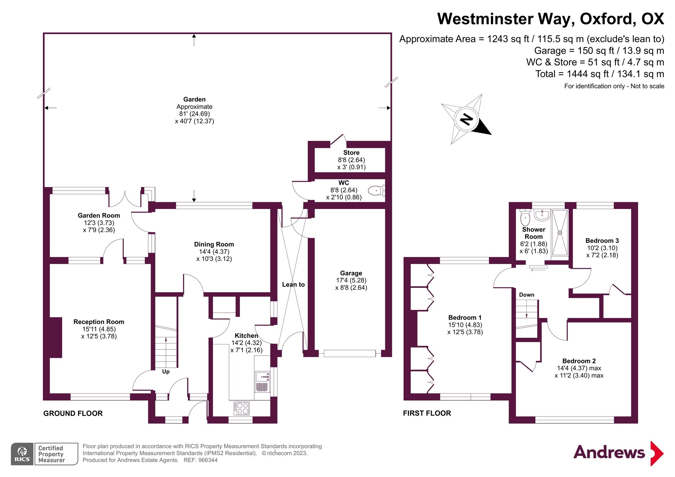 3 bed semidetached house for sale in Westminster Way, Oxford