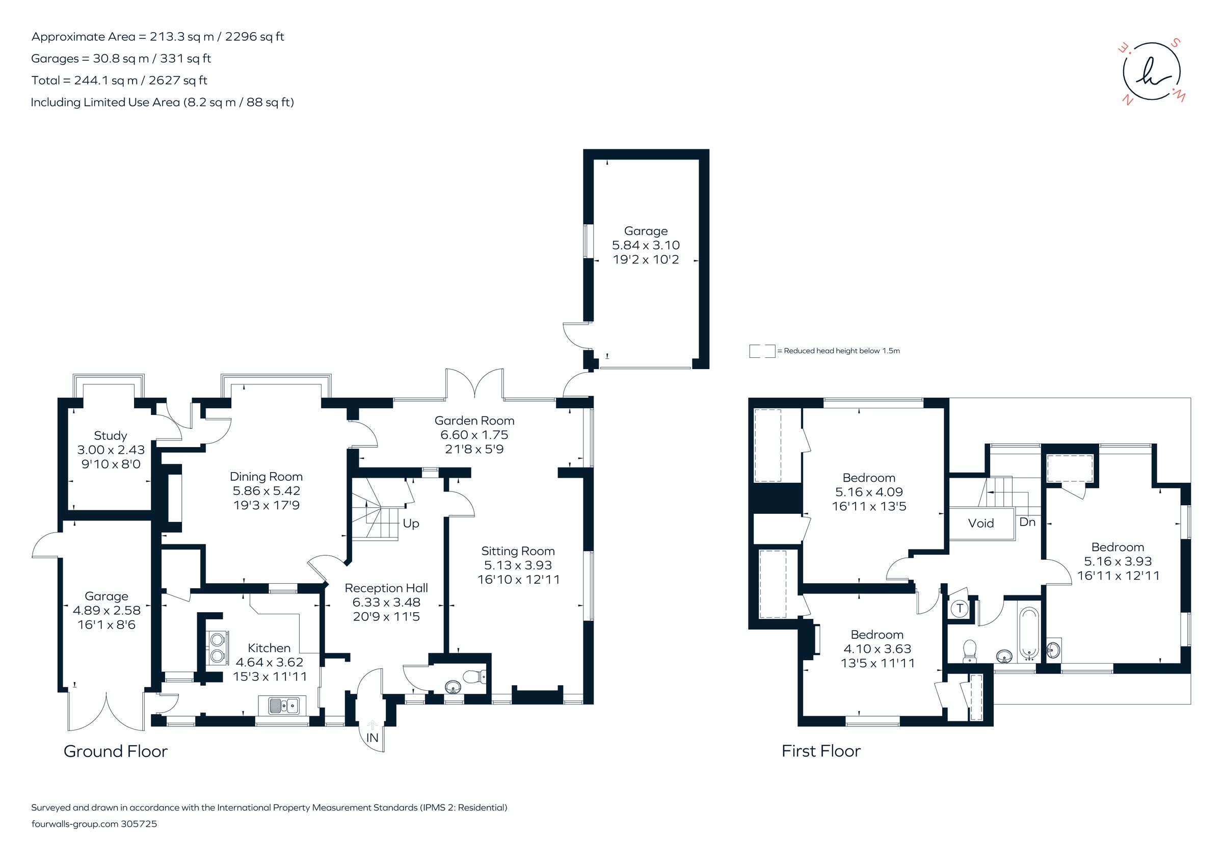 3 bed detached house for sale in Ruden Way, Epsom, Surrey KT17 Zoopla