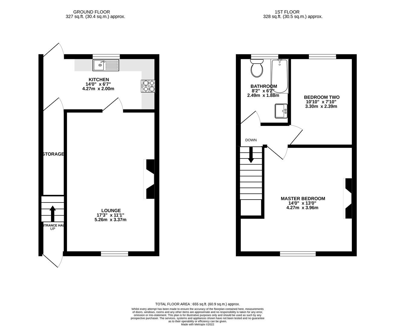 2 bed terraced house for sale in School Lane, Brinscall, Chorley PR6