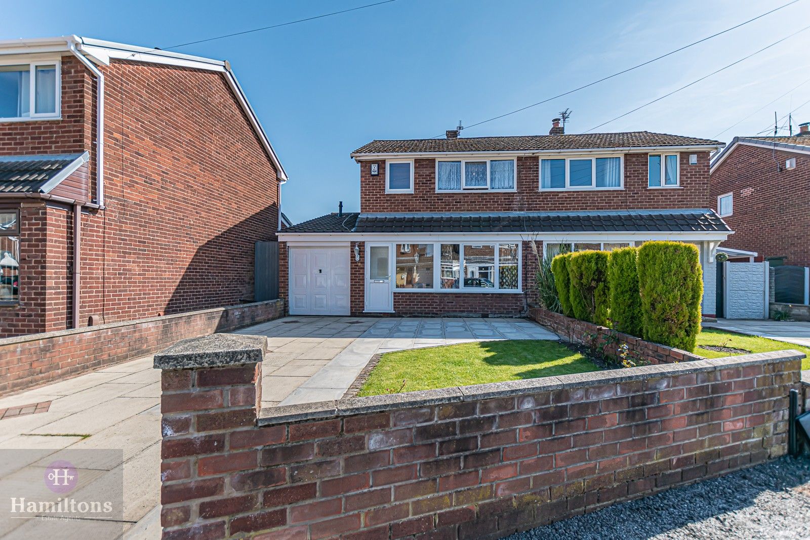 4 bed semidetached house for sale in Romford Avenue, Leigh, Greater