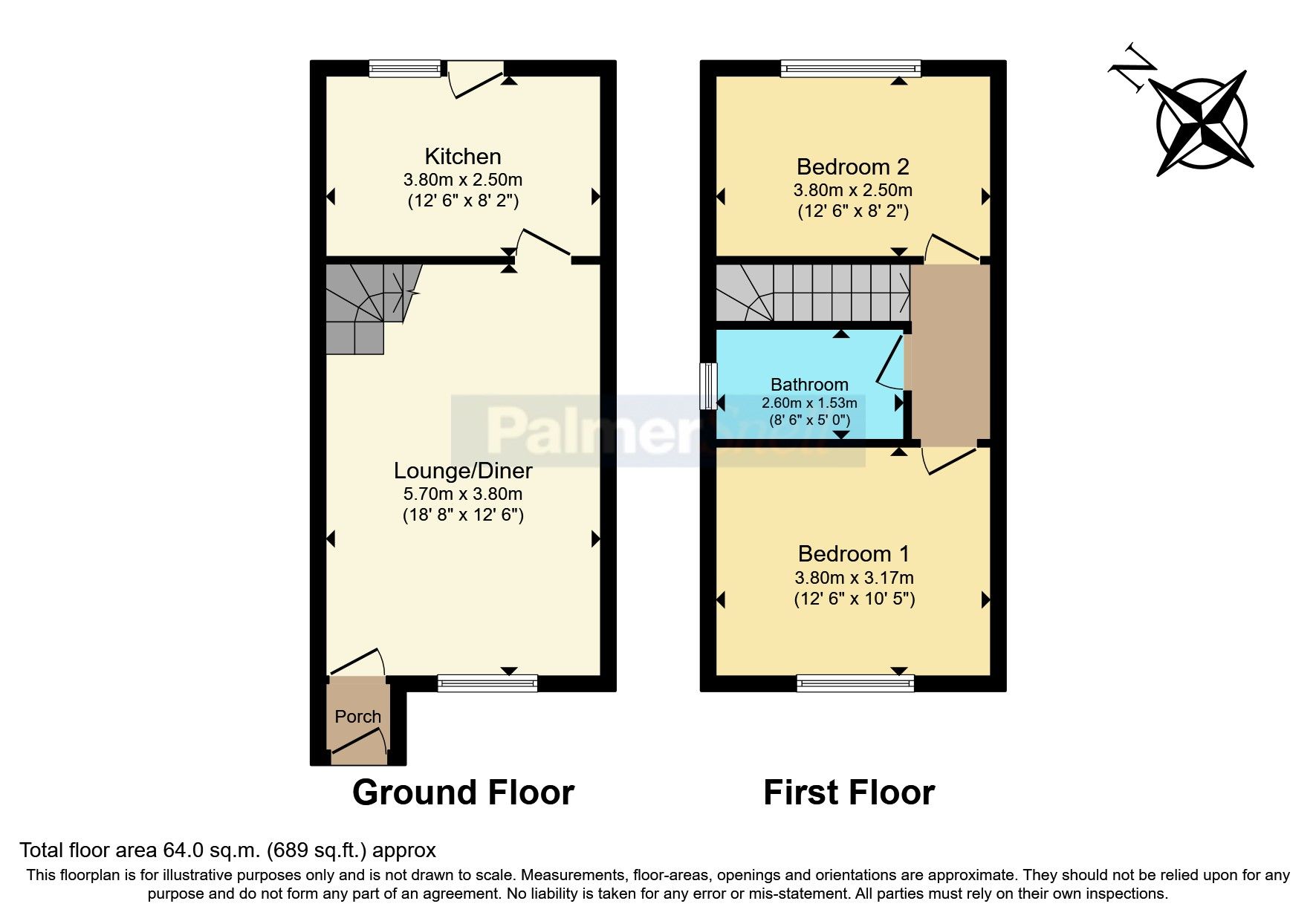 2 bed end terrace house for sale in Fritham Gardens, Bournemouth BH8