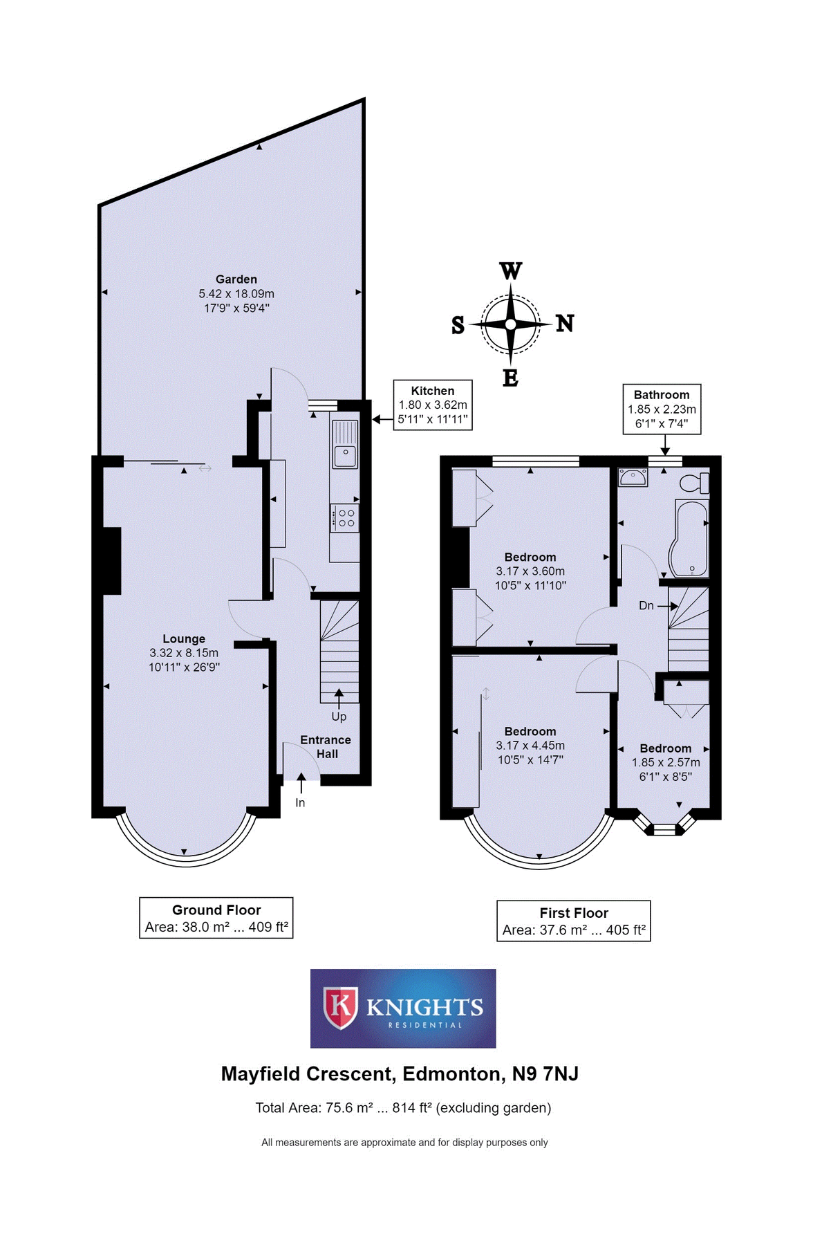 3 bed terraced house for sale in Mayfield Crescent, London N9 Zoopla
