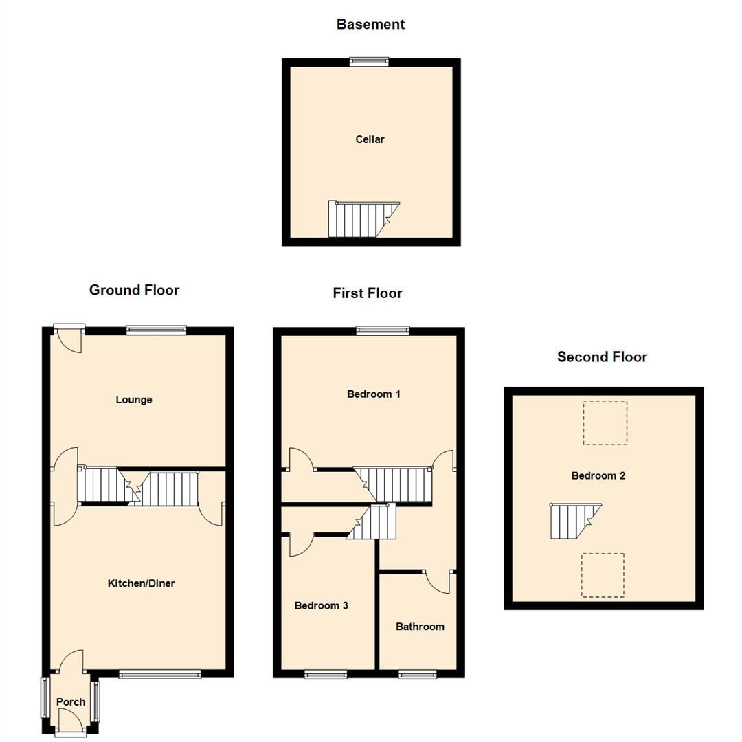 3 bed terraced house for sale in Bernard Street, Woodlesford, Leeds