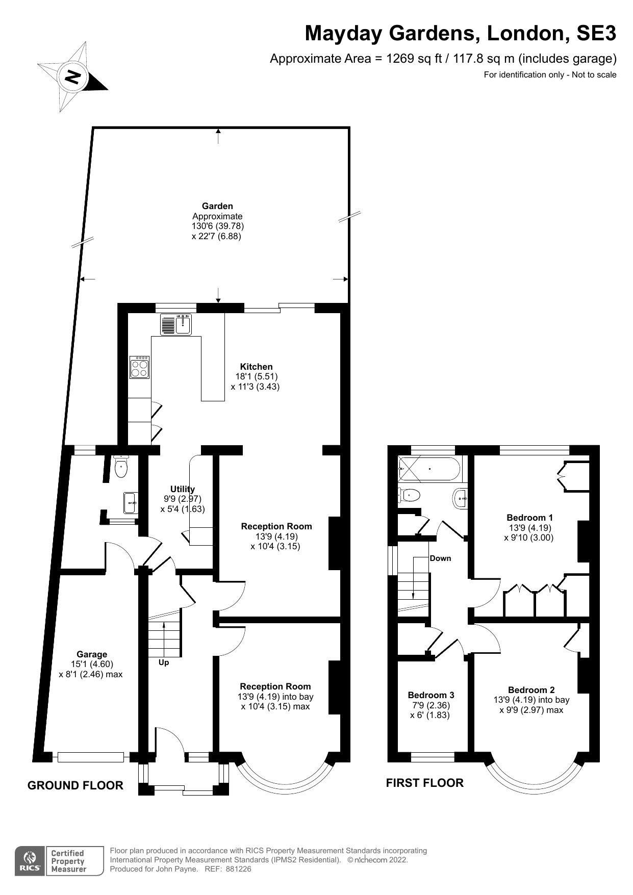 3 bed semidetached house for sale in Mayday Gardens, London SE3 Zoopla