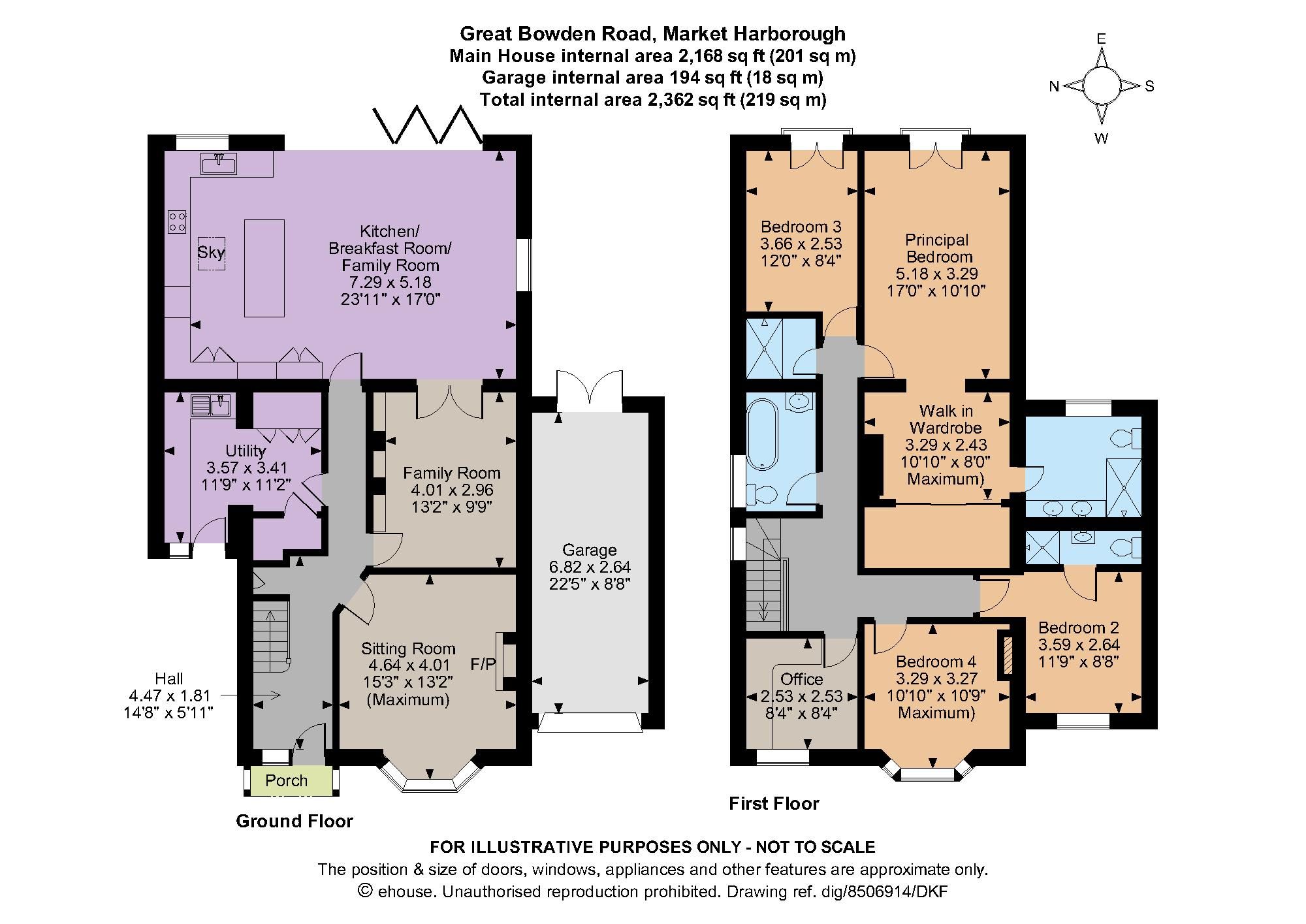 5 bed detached house for sale in Great Bowden Road, Market Harborough