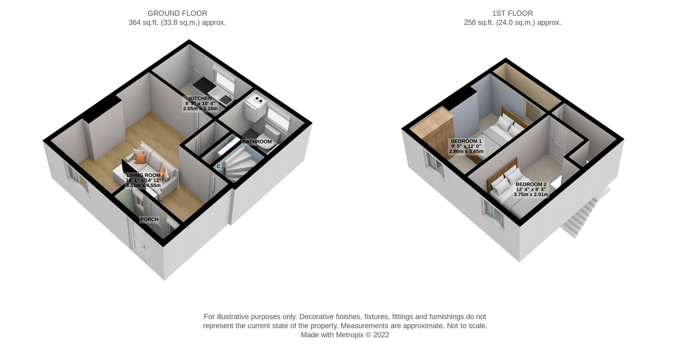 2 bed cottage to rent in Lowlands Terrace, Hull Hill,