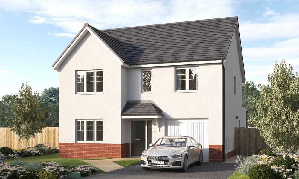 New home, 4 bed detached house for sale in Draffen Mount, Stewarton