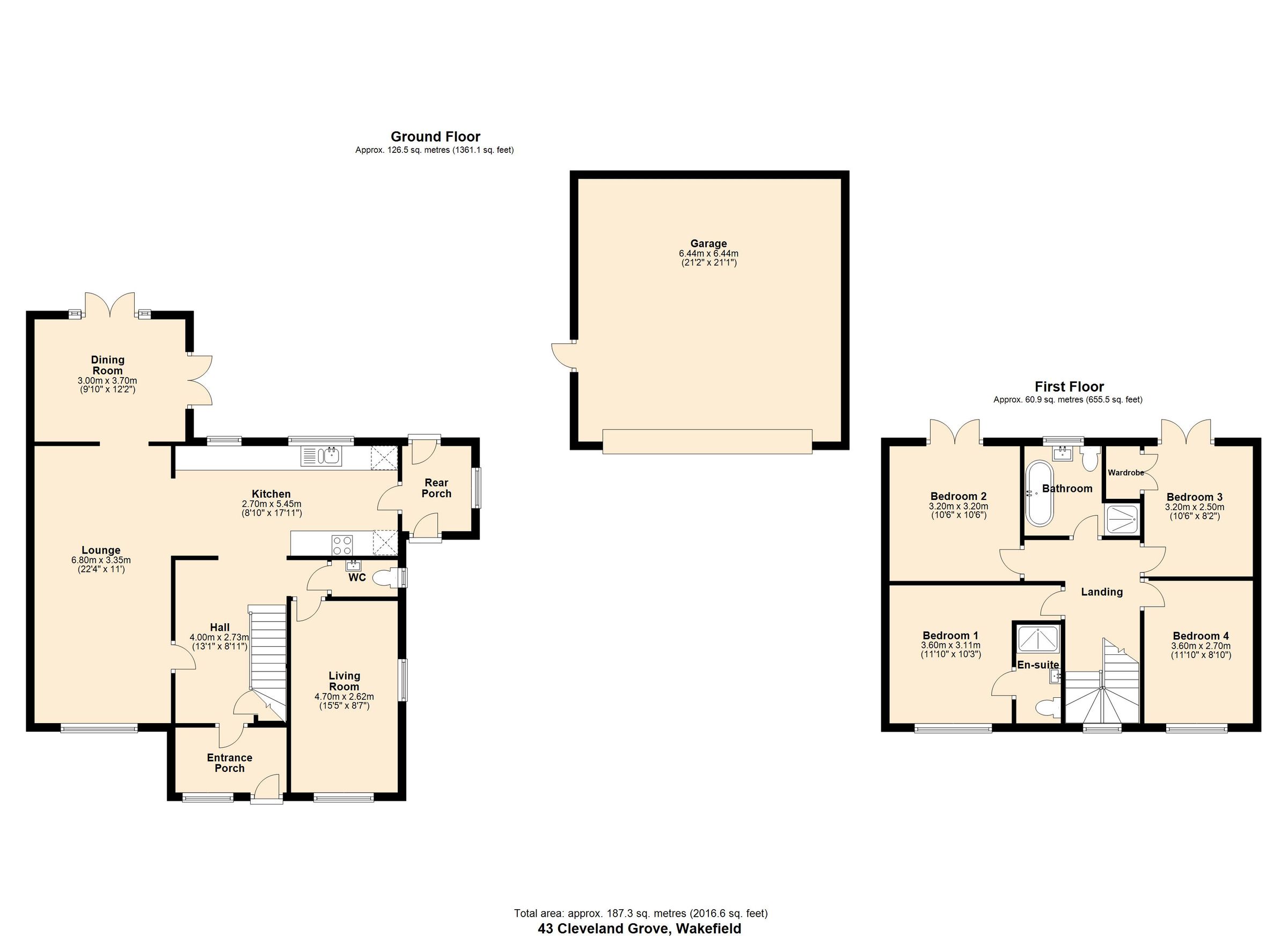 5 bed detached house for sale in Cleveland Grove, Horbury, Wakefield