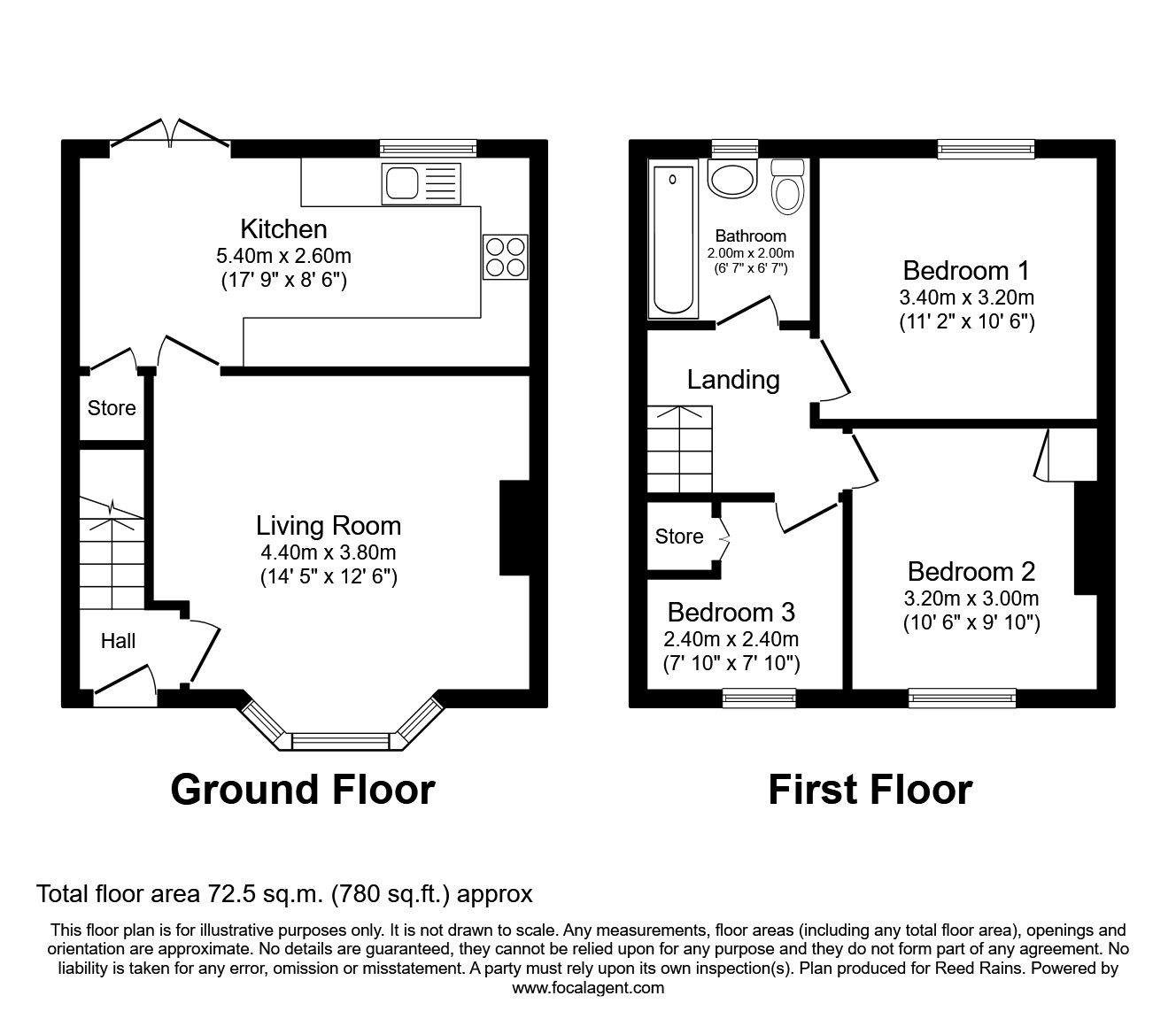 3 bed terraced house for sale in Donald Avenue, Hyde, Greater