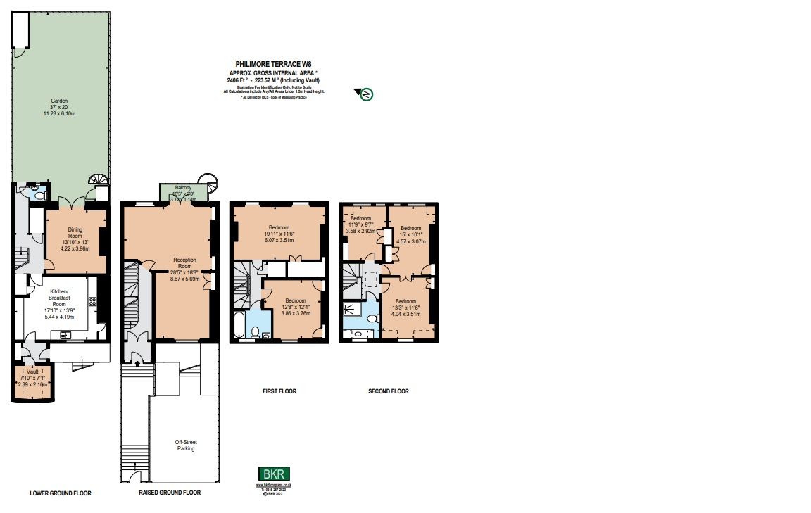 5 bed terraced house for sale in Phillimore Terrace, Allen Street
