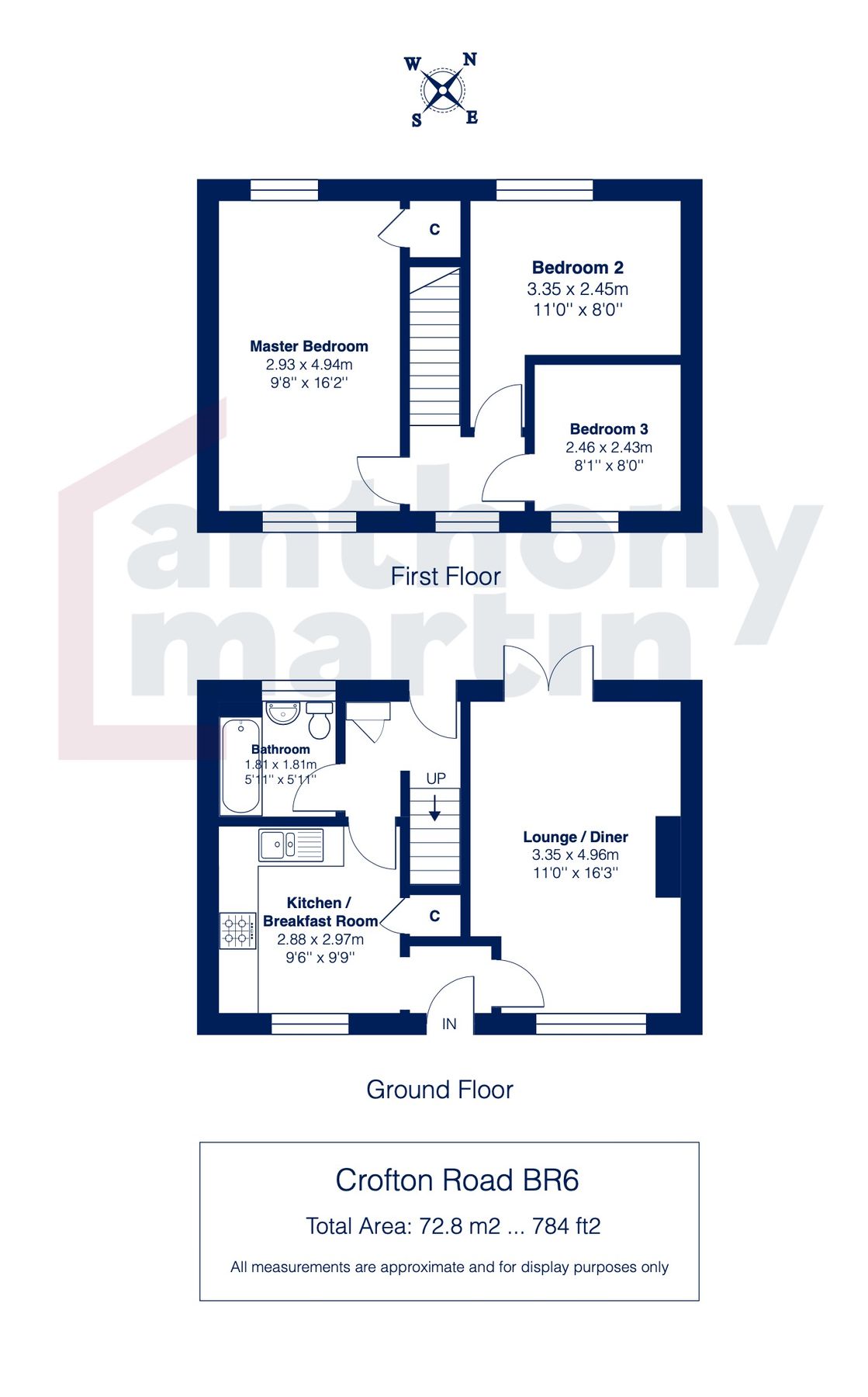 3 bed terraced house for sale in Crofton Road, Locksbottom, Kent BR6