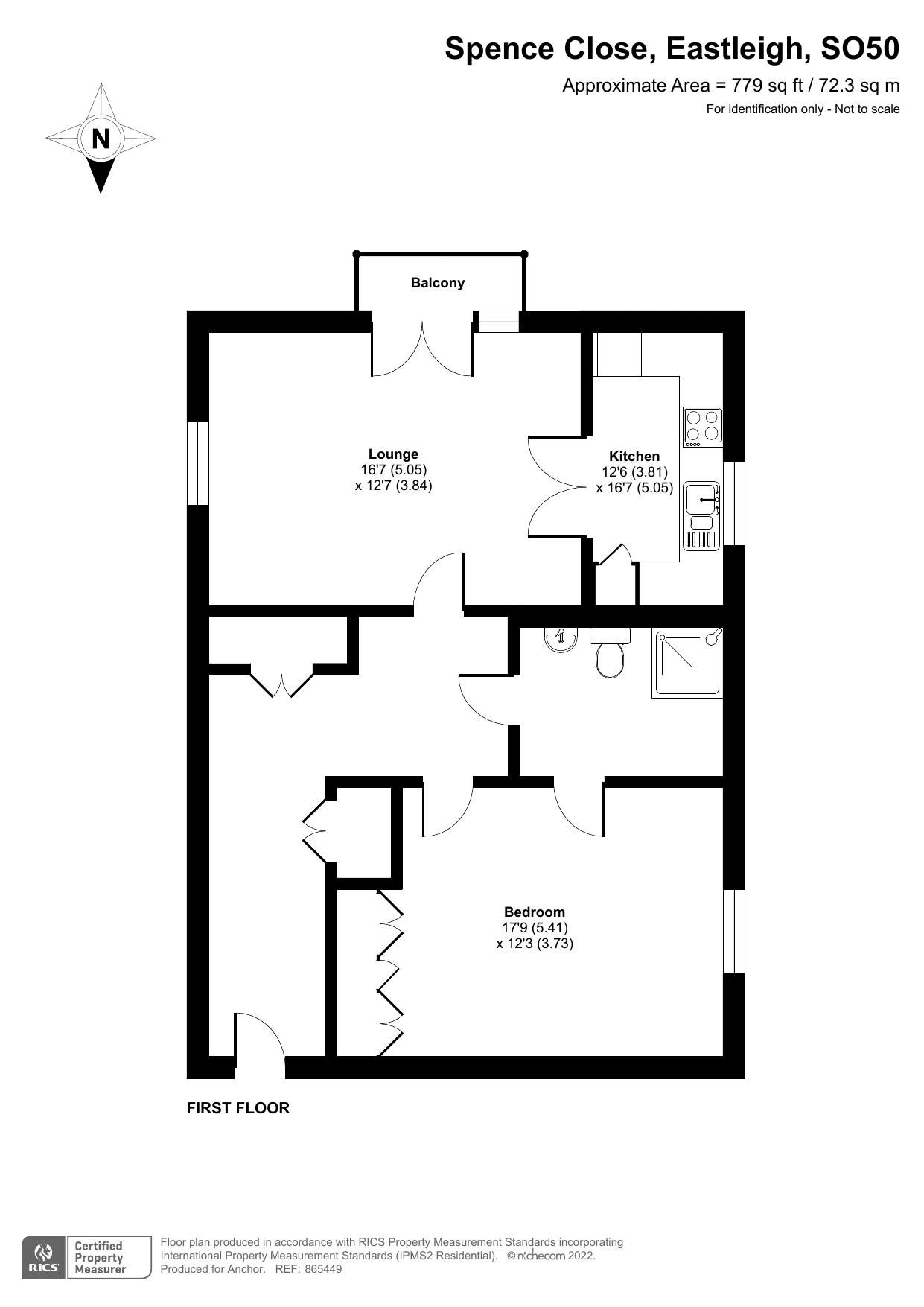 1 bed property for sale in Spence Close, Park, Eastleigh