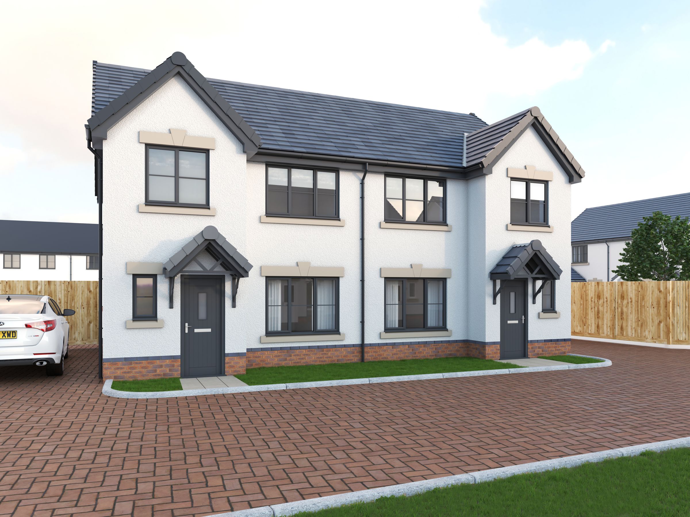 New home, 3 bed semidetached house for sale in Off Maesteg Road, Tondu