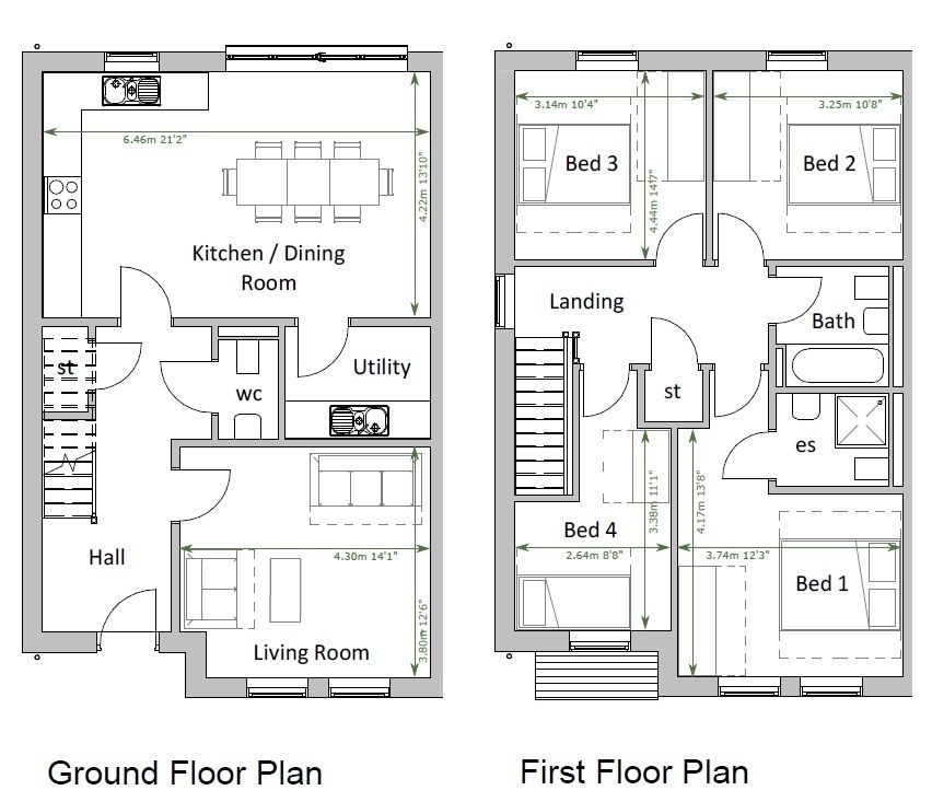 New home, 4 bed semidetached house for sale in Fletton Drive, Newton Longville, Milton Keynes