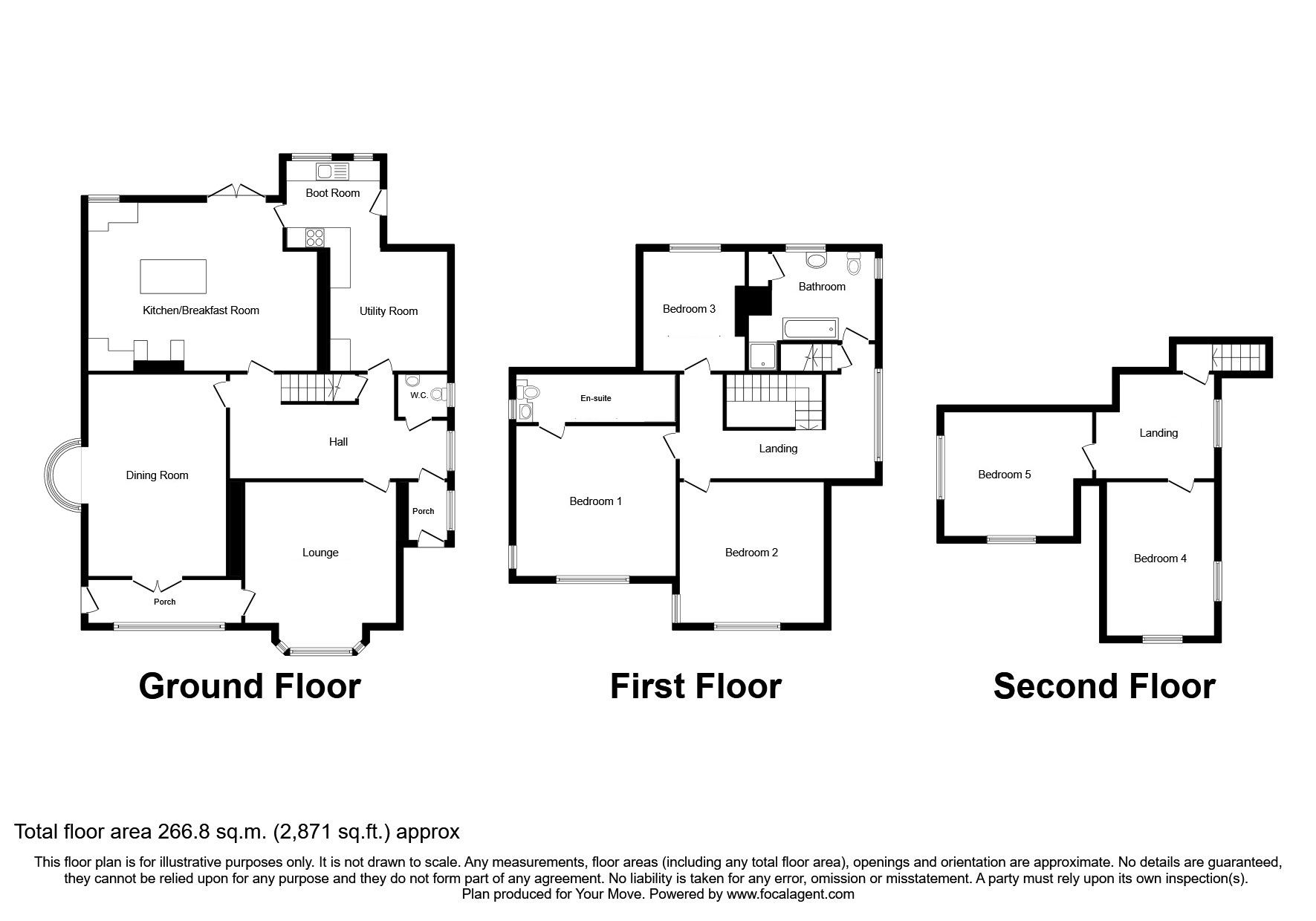 5 bed detached house for sale in Wharncliffe Road, Ilkeston, Derbyshire
