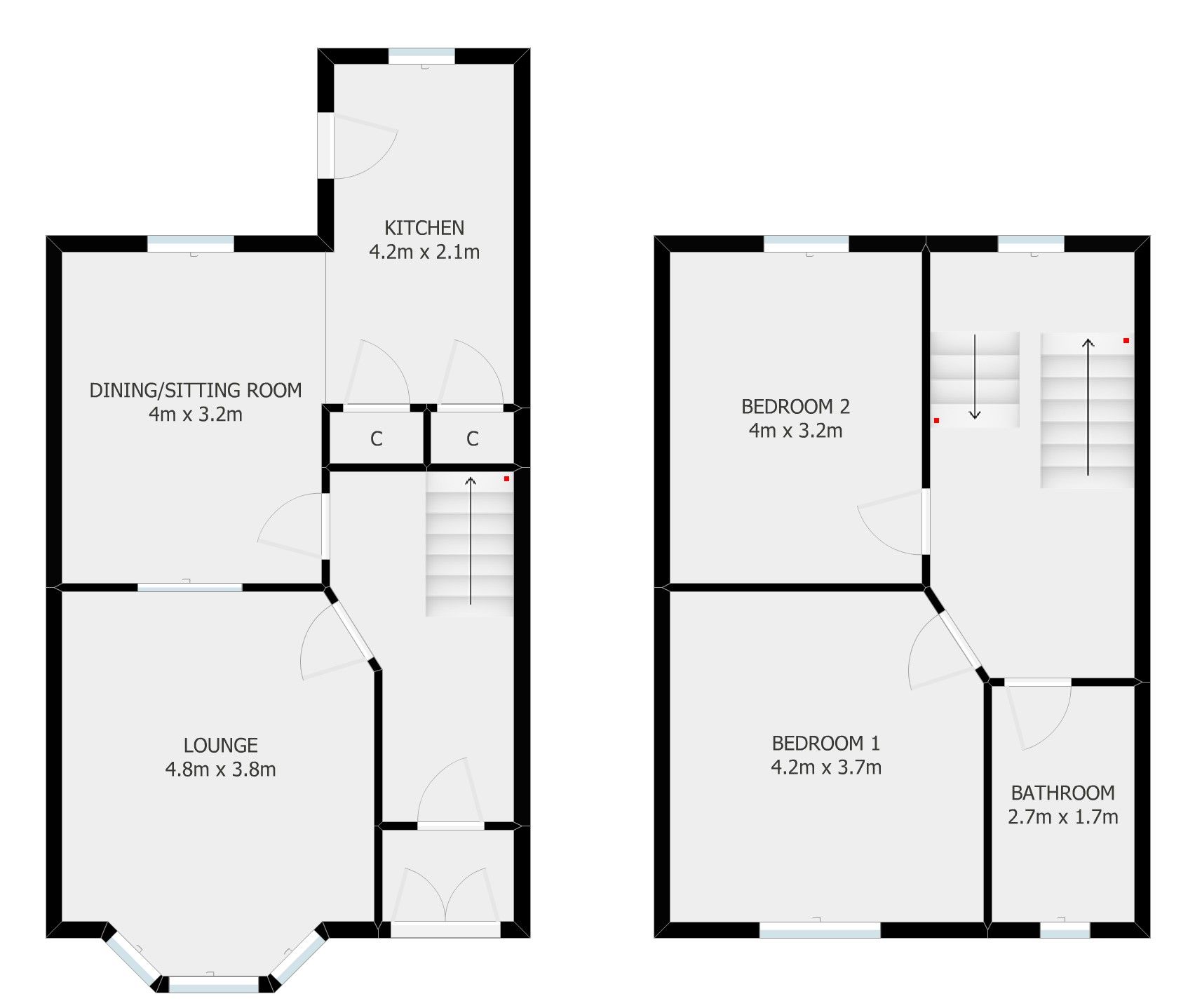 2 bed terraced house for sale in Ewing Street, Rutherglen, Glasgow G73