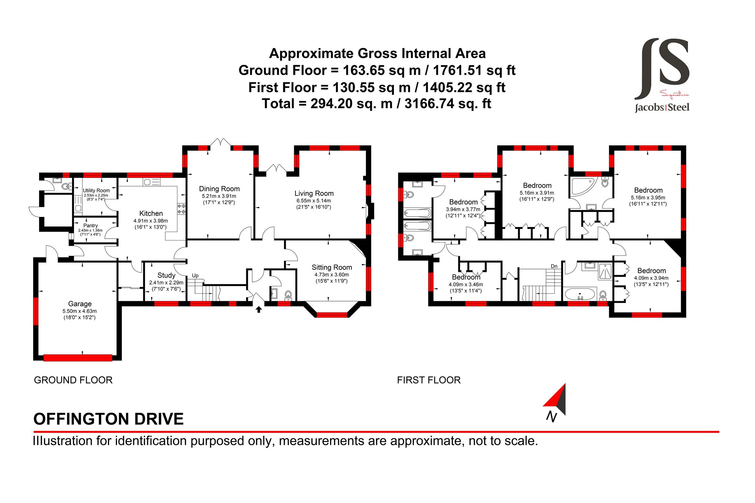 5 bed detached house for sale in Offington Drive, Offington, Worthing