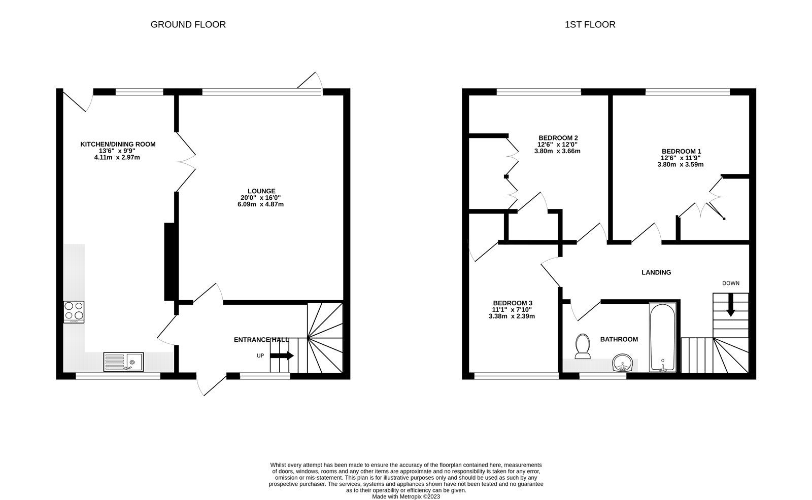 3 bed terraced house for sale in Giffard Drive, Farnborough, Hampshire