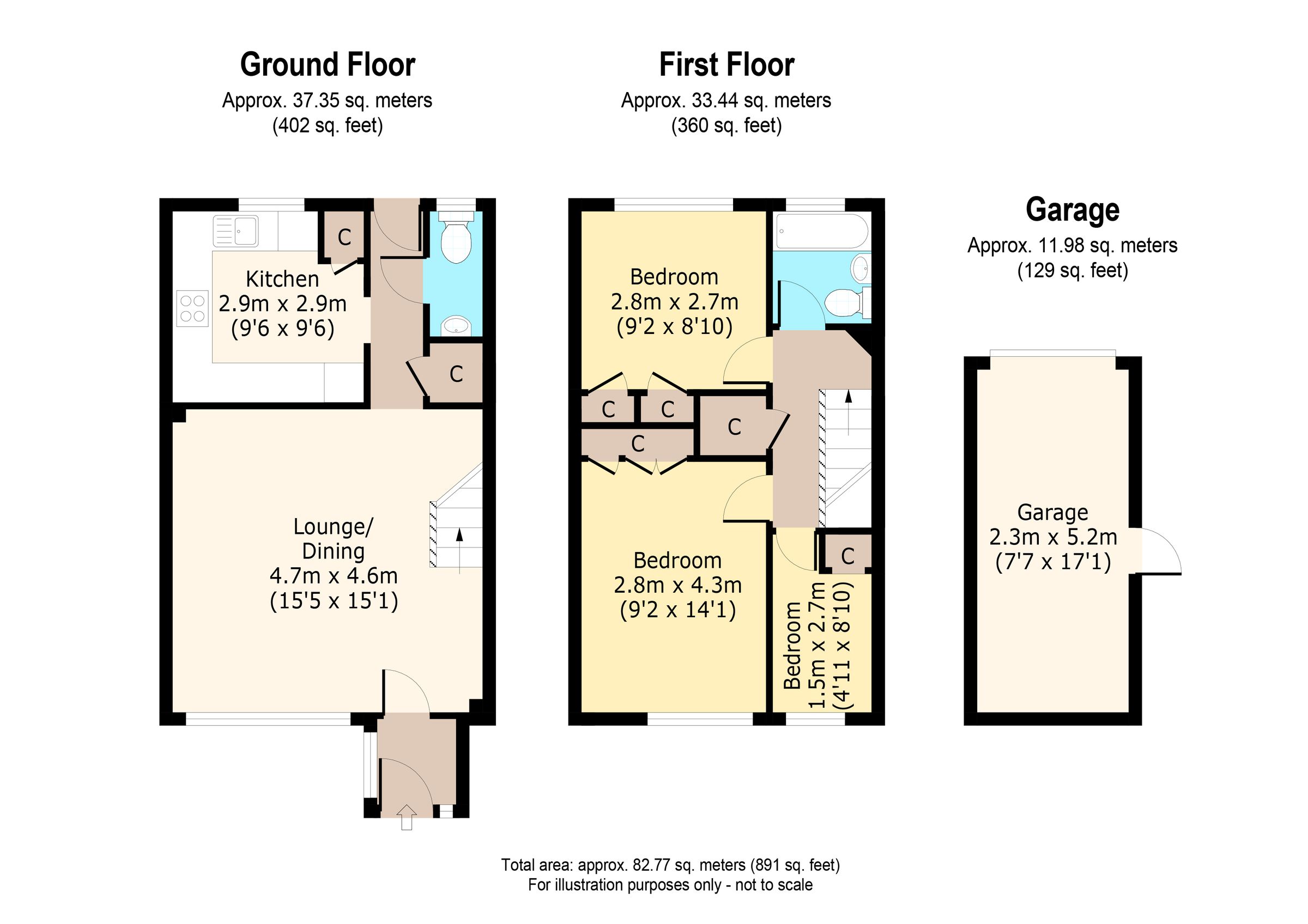 3 bed terraced house for sale in Starts Hill Road, Locksbottom, Kent