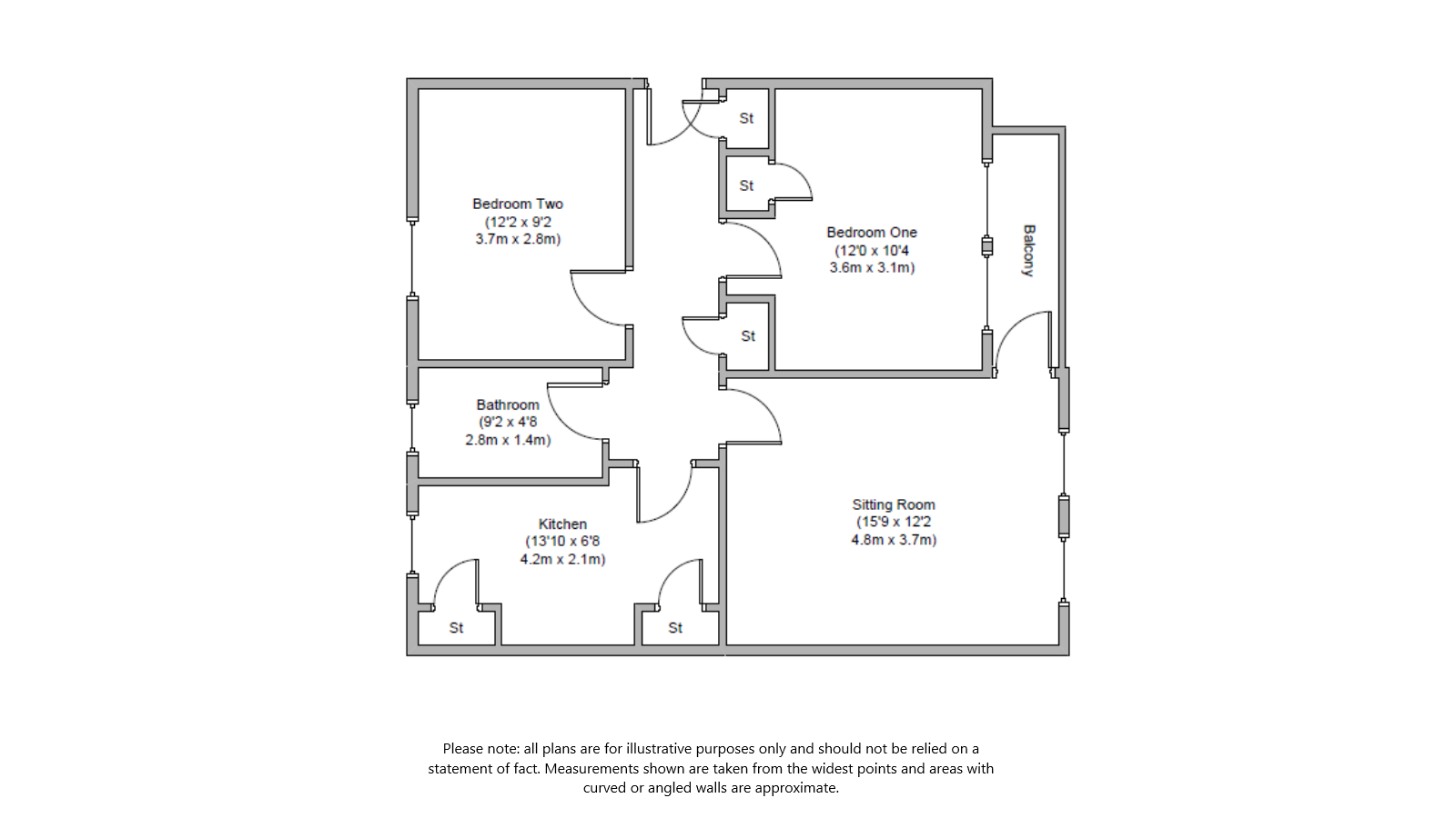 2 bed flat for sale in Herriet Street, Flat 3/1, Pollokshields, Glasgow