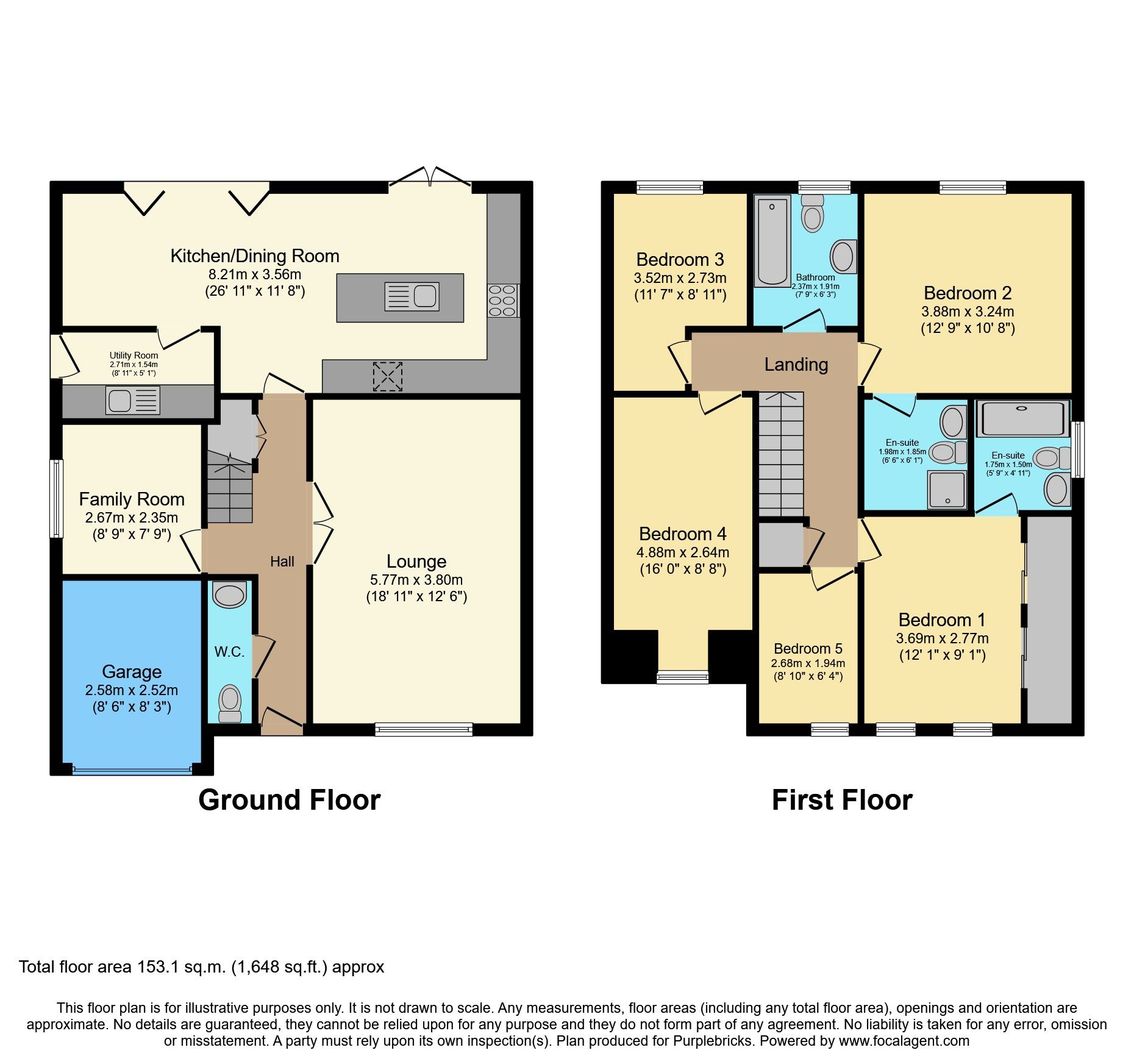 5 bed detached house for sale in Fordwich Drive, Frindsbury, Rochester